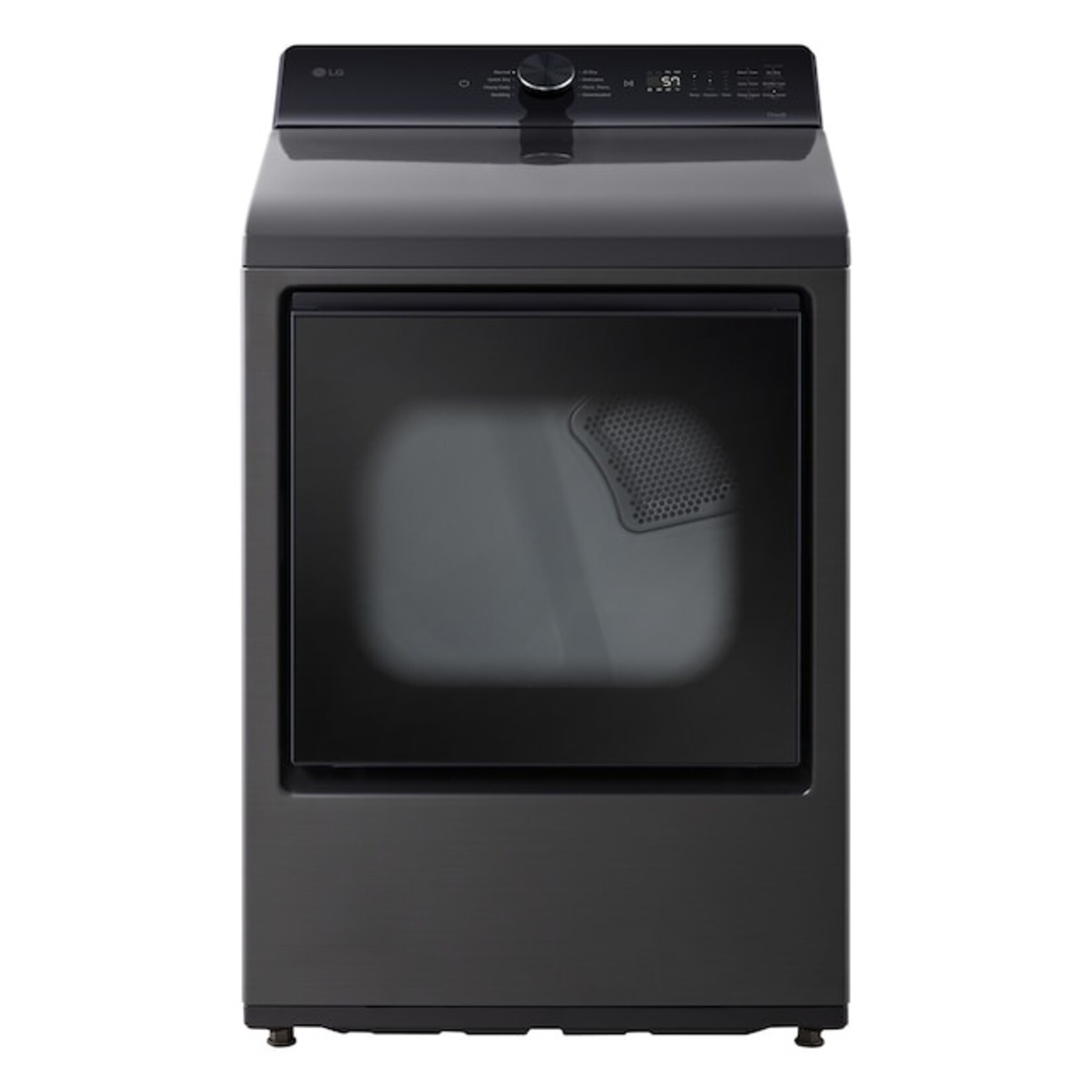 LG #DLE8200L - LG 7.3 cu. ft. Vented Electric Dryer with Wi-fi and AI Sensor Dry in Platinum Black