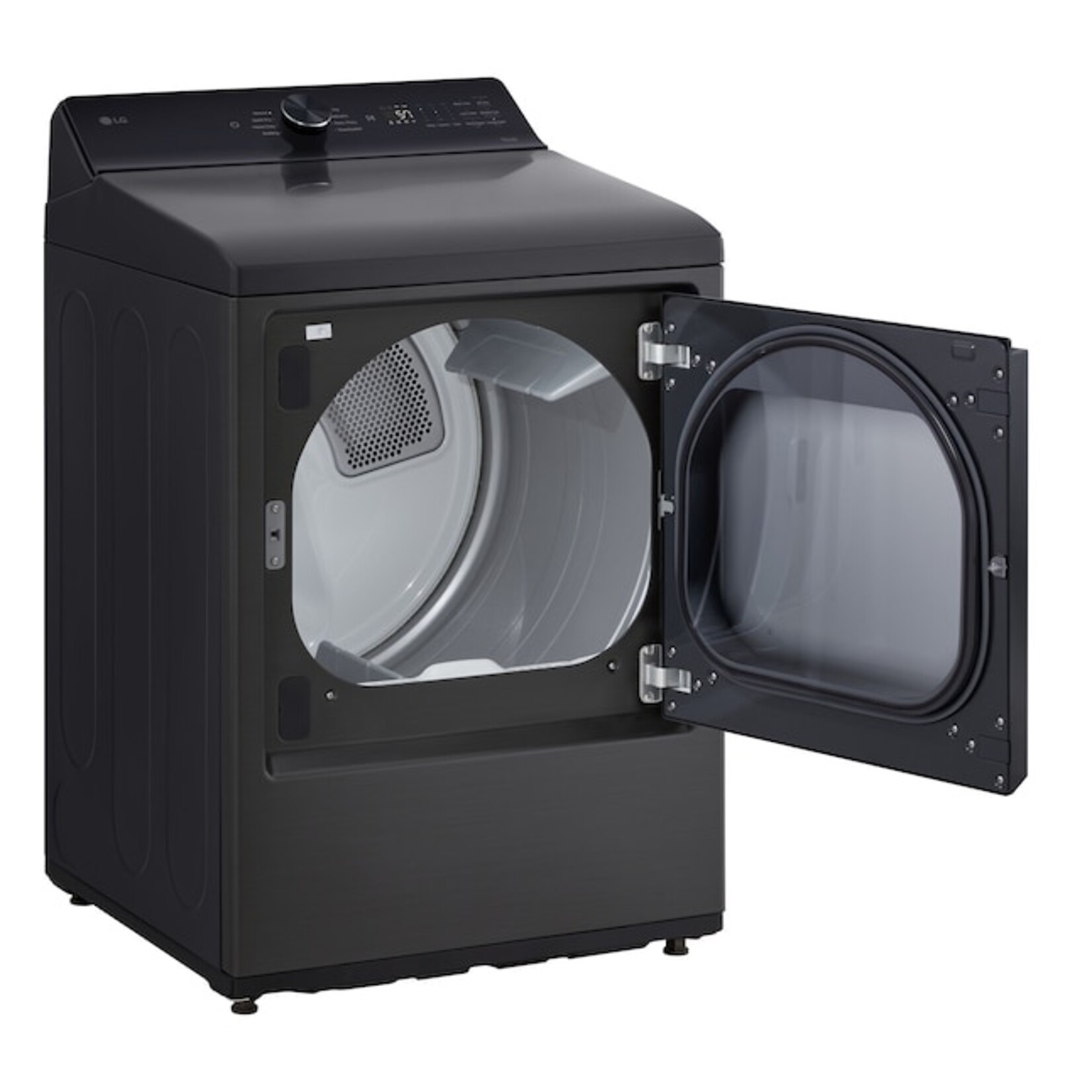 LG #DLE8200L - LG 7.3 cu. ft. Vented Electric Dryer with Wi-fi and AI Sensor Dry in Platinum Black