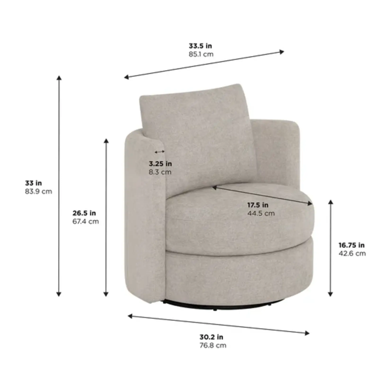 #1812470 - Thomasville Davos Swivel Chairs, 2-pack