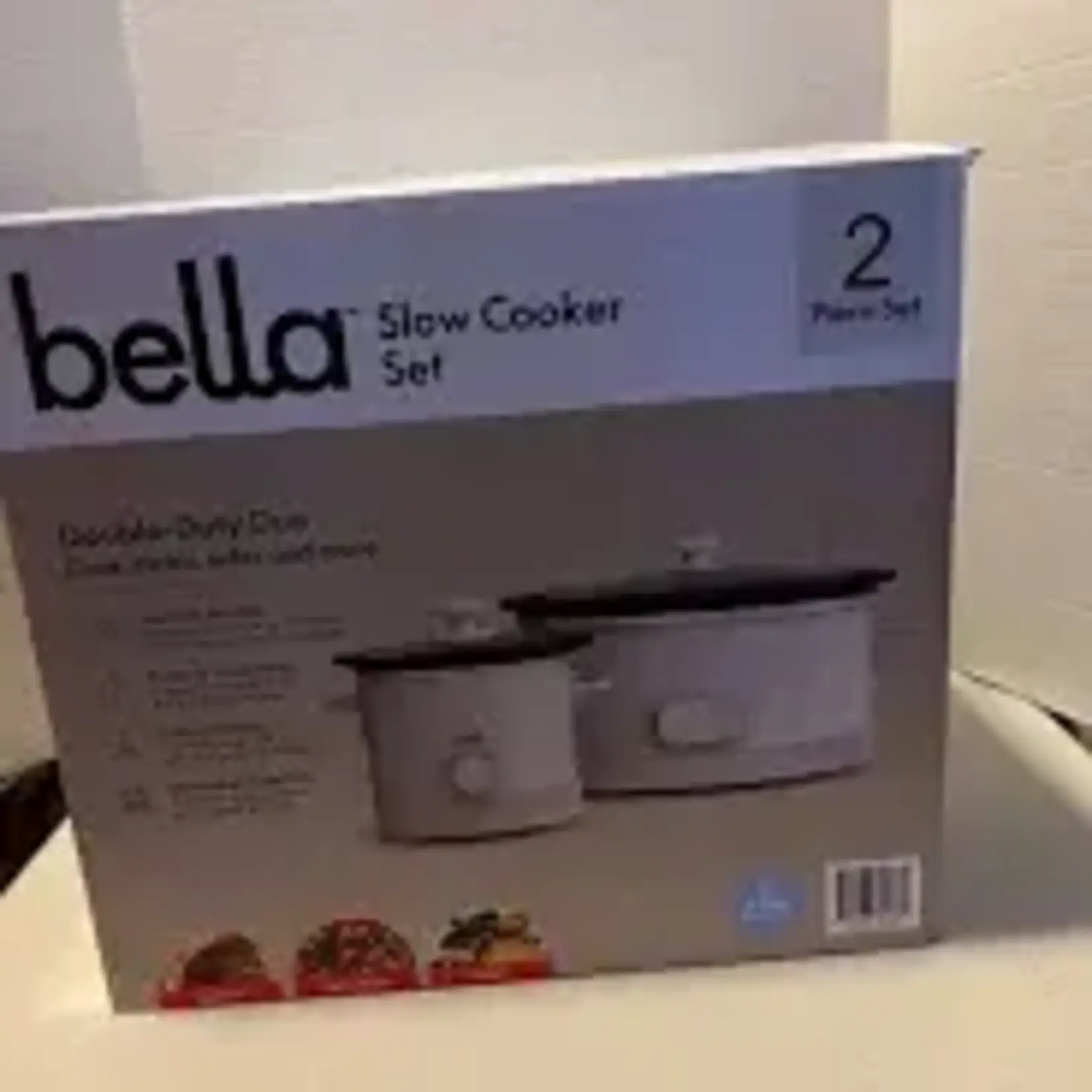 22990A1 Bella 6-Quart Programmable Slow Cooker with Additional 22987A1 -2-quart Slow Cooker Set