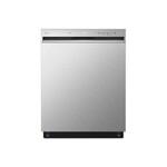 LG #LDFN3432T - LG 24 in. in Stainless Steel Front Control Dishwasher with NeveRust Stainless Steel Tub and Dynamic Dry