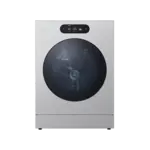LG #WM9900HSA - 5.8 cu. ft Stackable Front Load Washer in Brushed Platinum Steel with 26 Wash Programs
