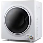 3.5 cu.ft. 110-Volt Compact Portable Electric Laundry Dryer, White and Black