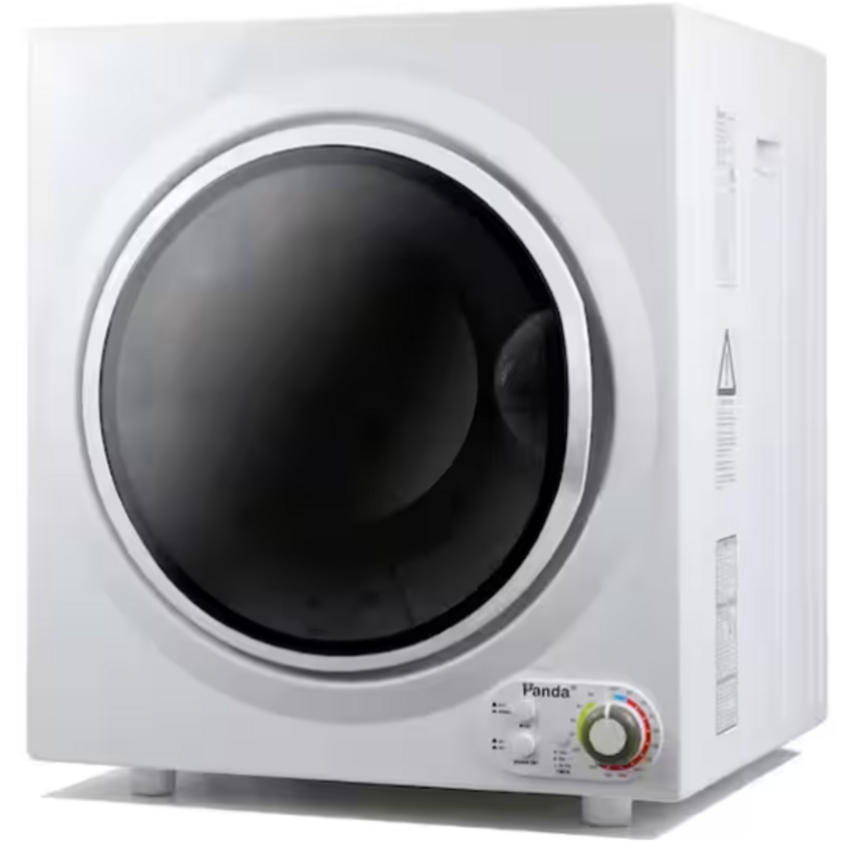 3.5 cu.ft. 110-Volt Compact Portable Electric Laundry Dryer, White and Black