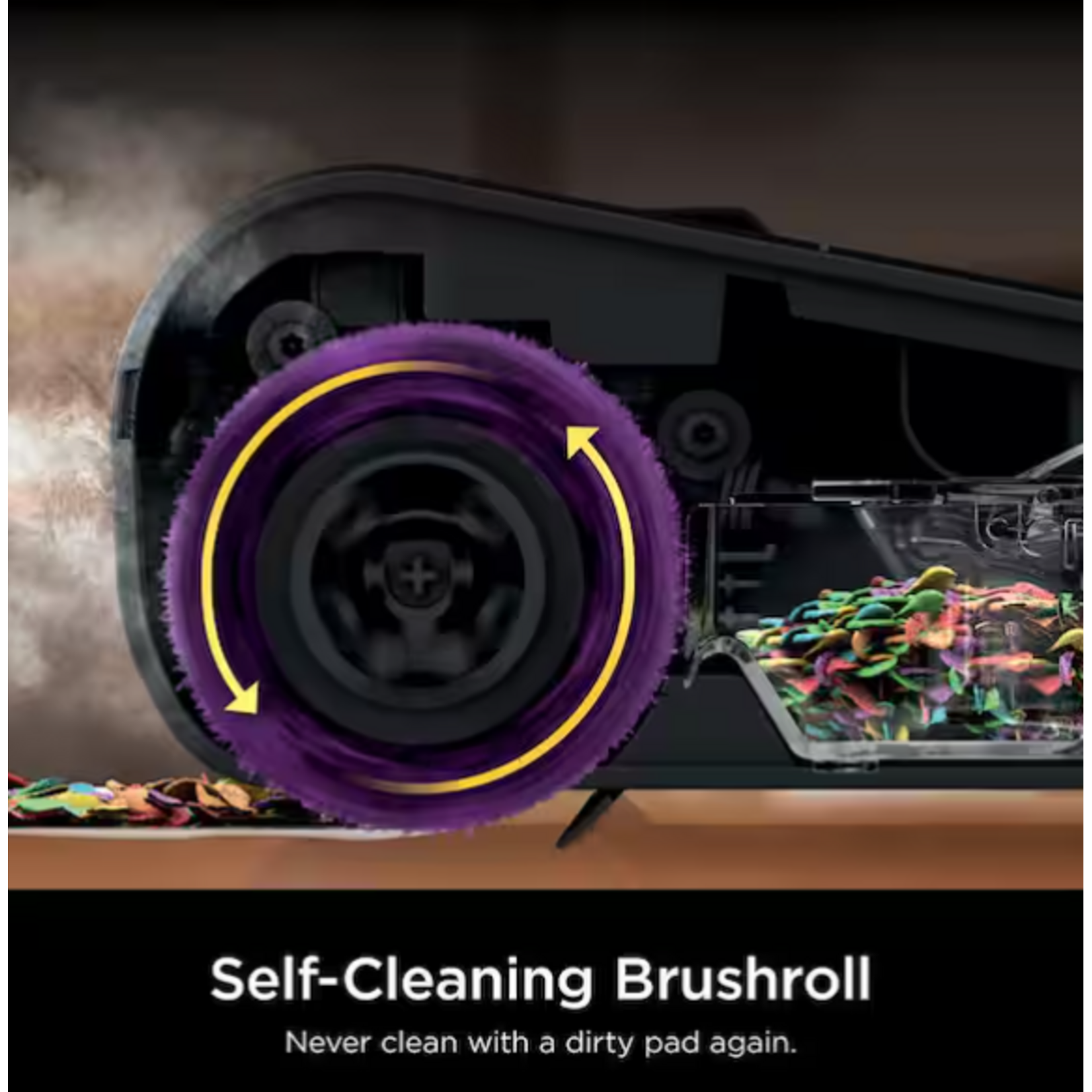 Shark #SD201 - Shark Steam Pickup 3-in-1 Corded Steam Mop for Hardwood, Tile, Stone and Laminate in Black with Storage Tray, Self Cleans