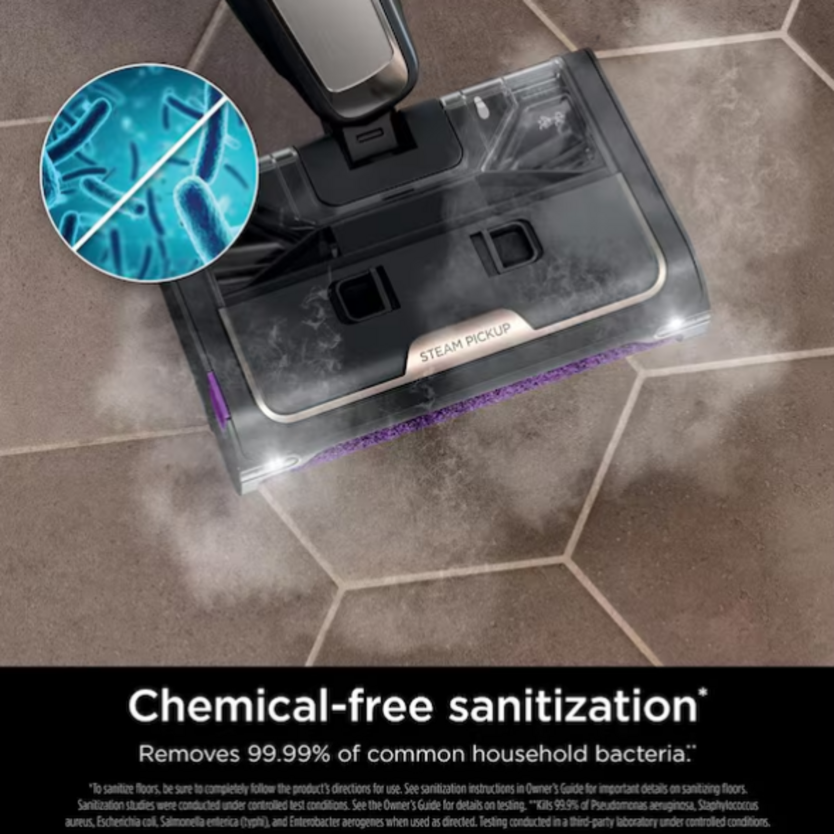 Shark #SD201 - Shark Steam Pickup 3-in-1 Corded Steam Mop for Hardwood, Tile, Stone and Laminate in Black with Storage Tray, Self Cleans