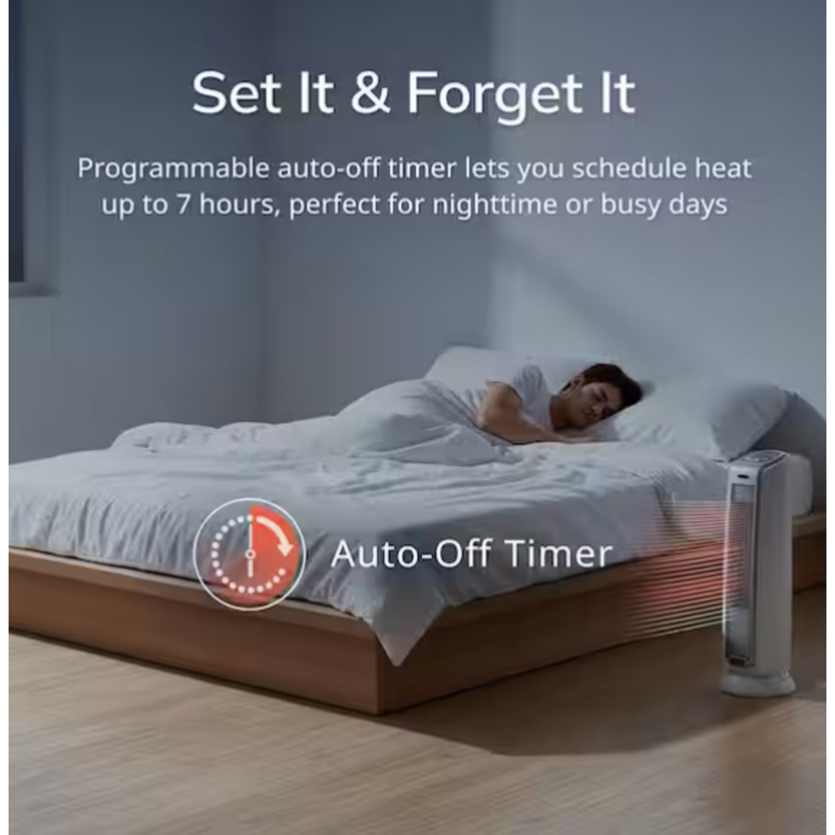 #5775 - Lasko Tower 23 in. 1500-Watt Electric Ceramic Oscillating Space Heater, White