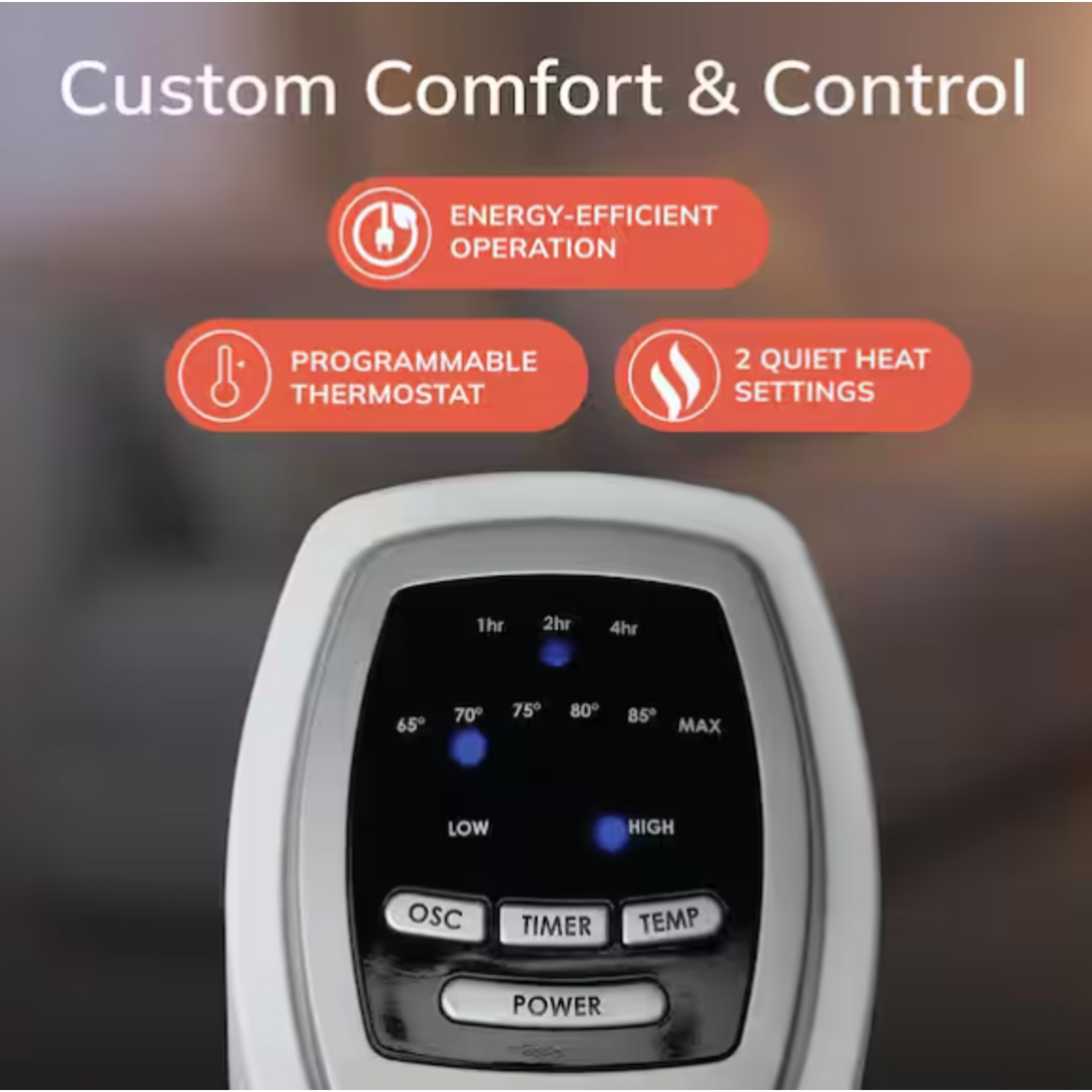 #5775 - Lasko Tower 23 in. 1500-Watt Electric Ceramic Oscillating Space Heater, White