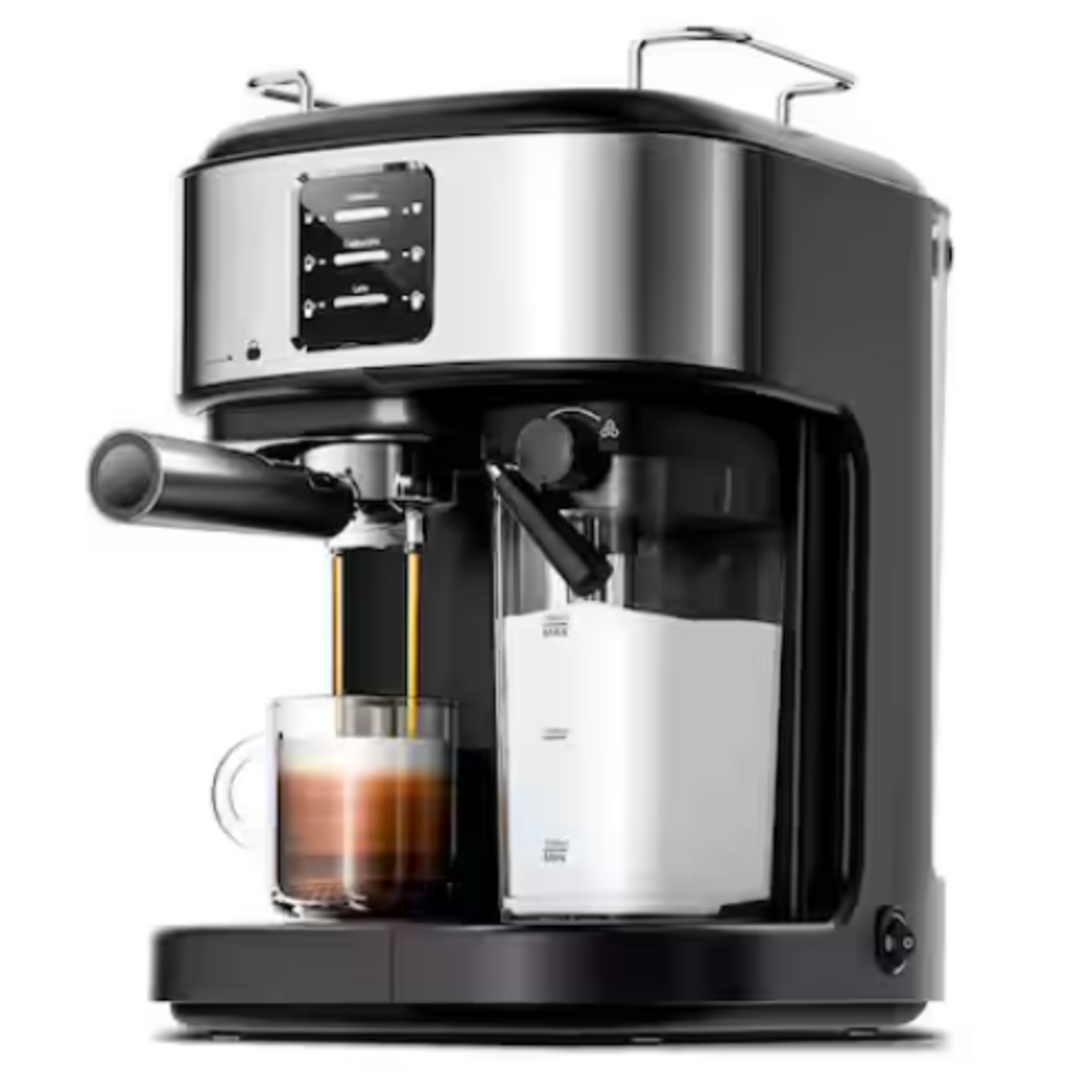 #CM5411C-UL - COWSAR 5 Cup Stainless Steel Semi-Automatic Espresso Machine, 20 Bar Latte Machine with Automatic Milk Frother