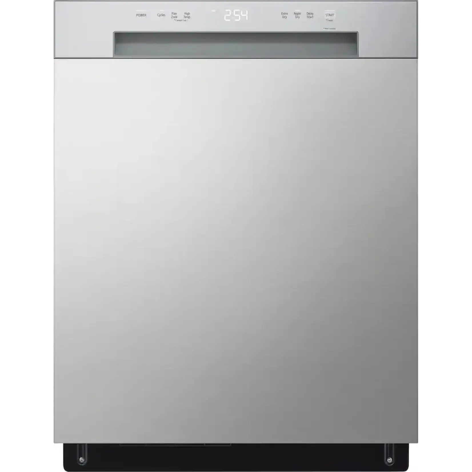 LG (one year cps warranty) #LDFC2423V - LG 24 in. Stainless Look Front Control 52 dBA Dishwasher with Stainless Steel Tub and SenseClean