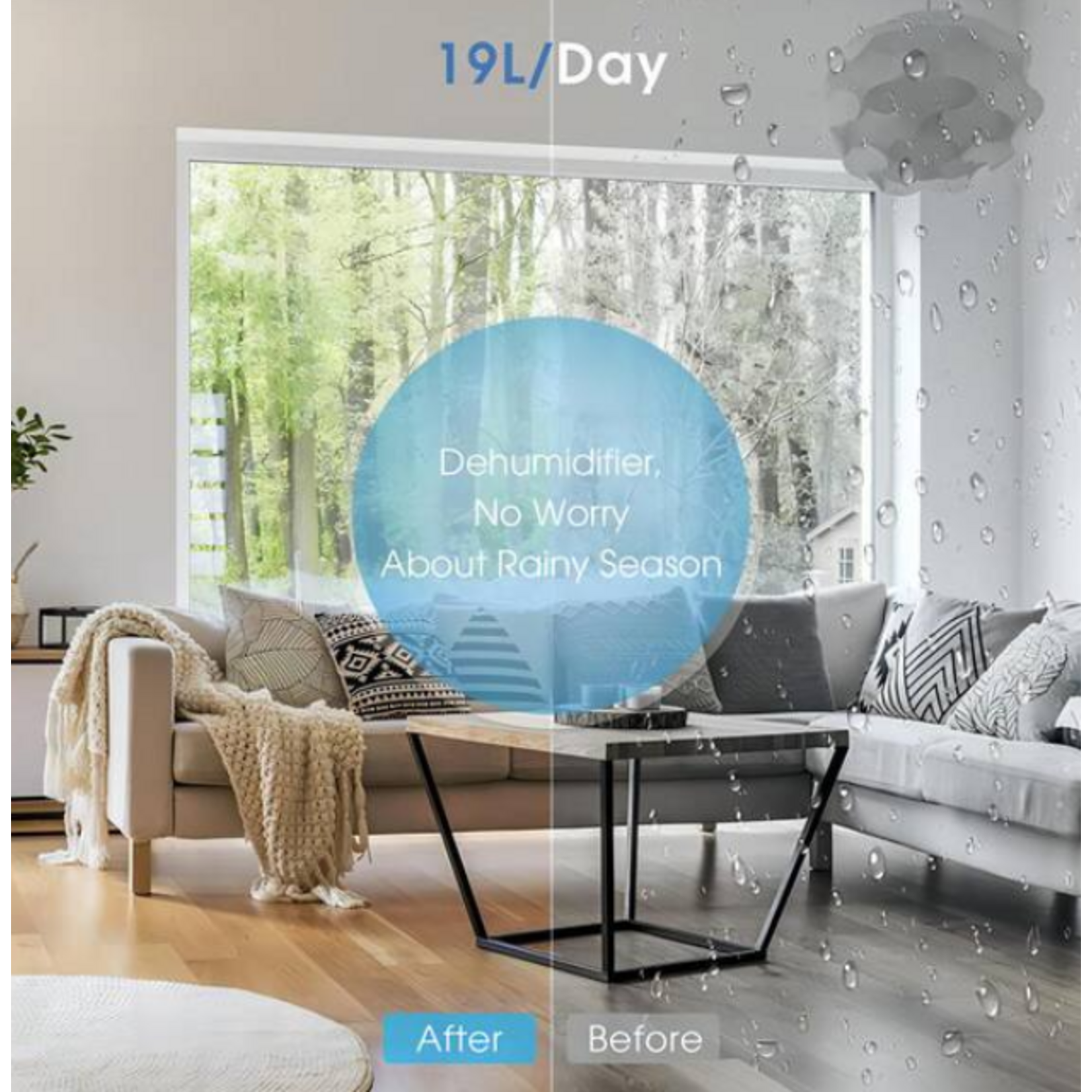 #A5406-8K-CS - COWSAR 8,000 BTU (5,000 BTU DOE) 115-Volt Quiet 55 dB Portable Air Conditioner w/Dehumidifier and Remote to 270 sq. ft. White