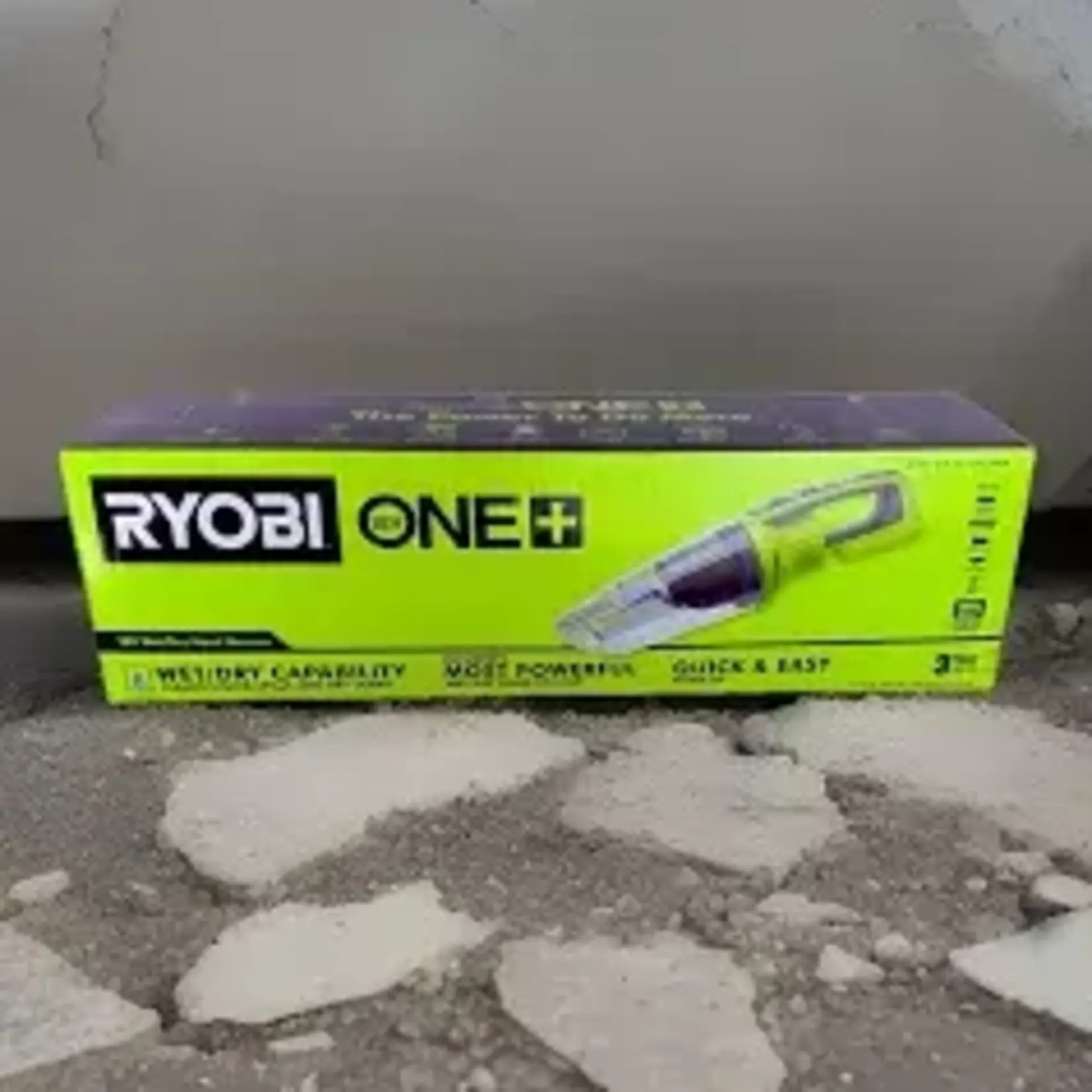 RYOBI -PCL704K ONE+ 18V Cordless Performance Hand Vacuum Kit with 2.0 Ah Battery and Charger