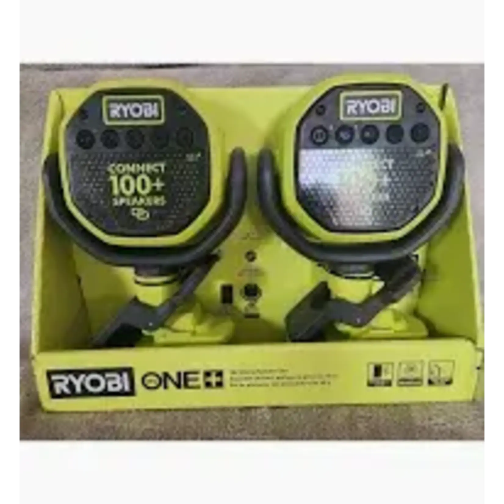 RYOBI-PCL6152P ONE+ 18V Cordless VERSE Clamp Speaker 2-Pack (Tools Only)