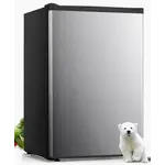 Electactic - BD-88B-E Upright Freezer, Energy Saving 3.0 Cu.ft Single Door Compact Upright Freezer with Reversible Door