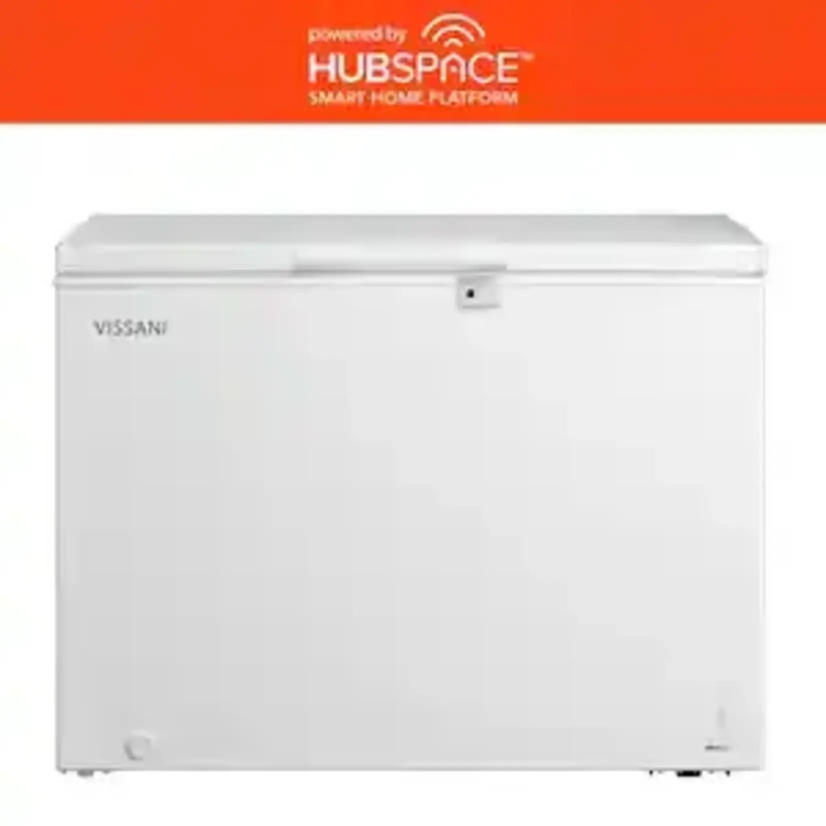 VISSANI Vissani -MDCF9WH 8.8 cu. ft. Manual Defrost Convertible Chest Freezer with LED Light in White