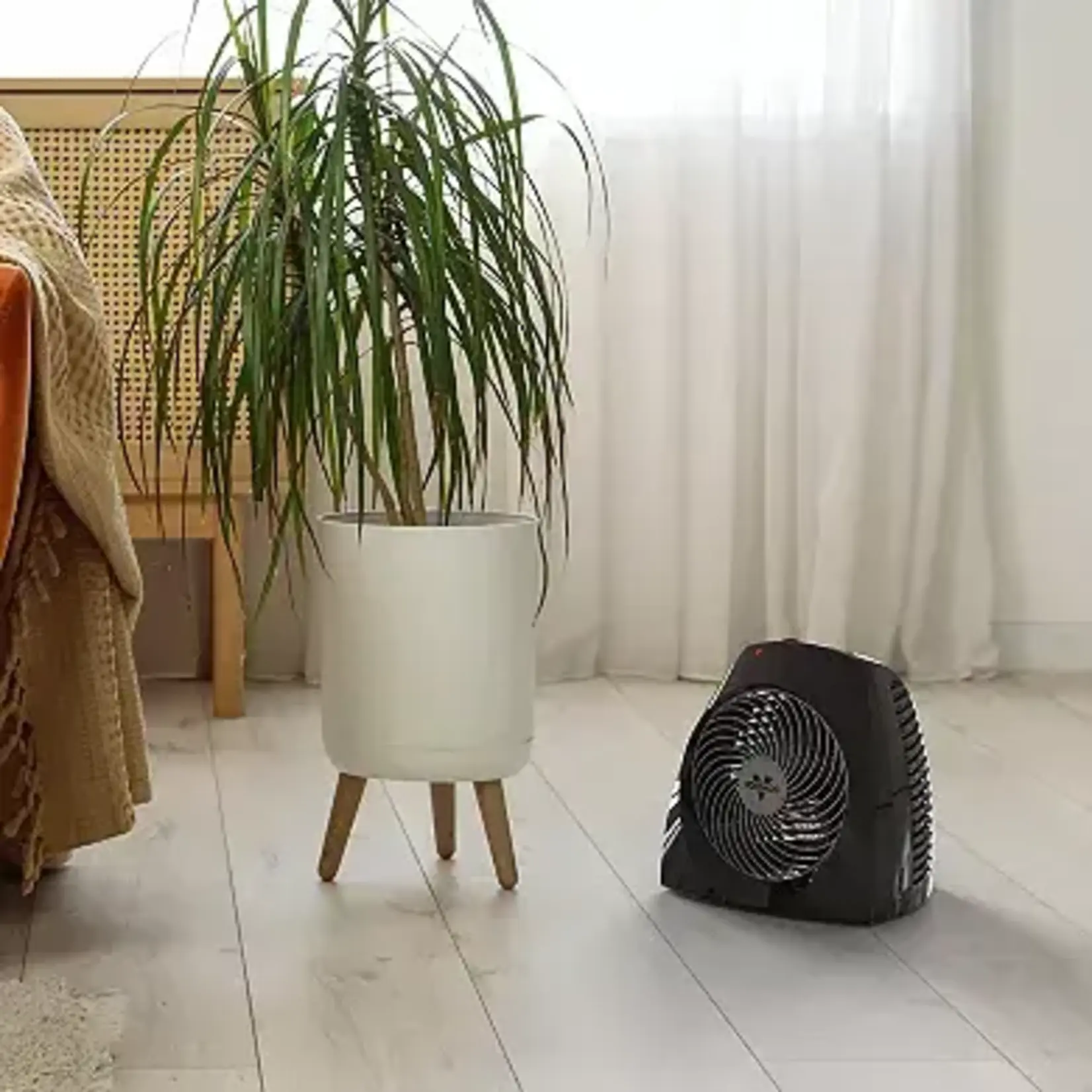 #VH240 - Vornado 1500 Watts Black Indoor Electric Fan Space Heater with Advanced Safety Features