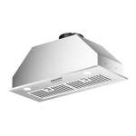 Anlicho #HDRHB1-36S - Anlicho 36 in. 600 CFM Convertible Ducted to Ductless Insert Range Hood in Stainless Steel with 3-Speed and LED Lights