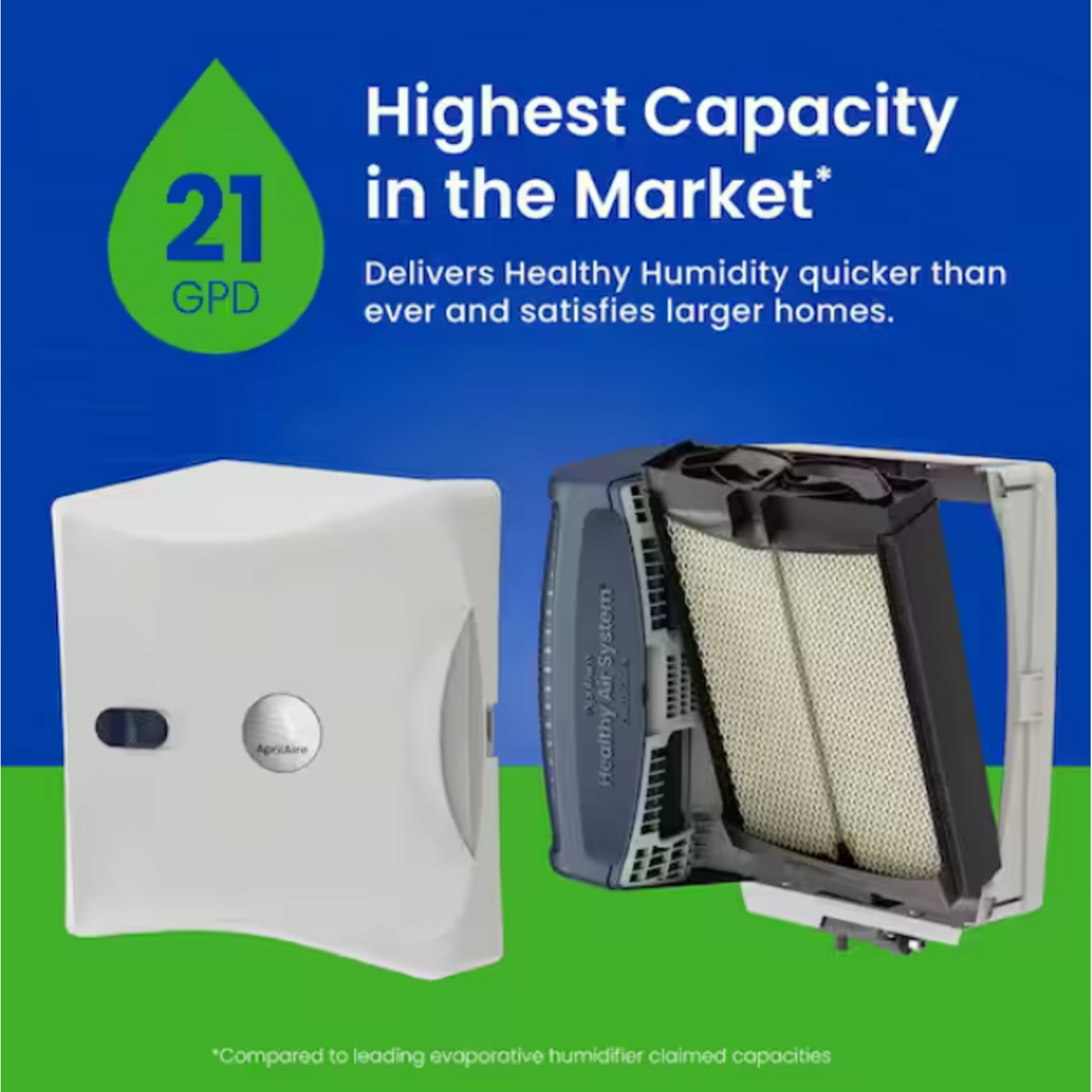 #720A - AprilAire Whole-House Humidifier, 720A Water Saving, 21 Gal. Per Day for Up to 6,250 sq. ft. with Automatic Control