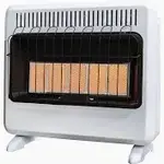 MRHEATER Mr. Heater -MHVFDF30RTT-30,000 BTU Vent Free Radiant Natural Gas or Propane Dual Fuel Space Heater