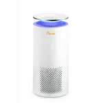 CRANE TRUE -EE-5069-HEPA & UV-C LIGHT AIR PURIFIER 500 Sq Feet Coverage, Timer Function, Sleep Mode, Built in Air Quality Monitor,