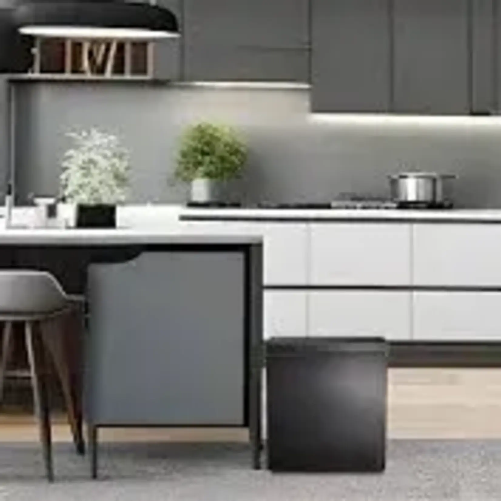 Electactic BD-50 1.8 Cubic Feet Chest Freezer with 2 removable baskets Free Standing Top open Door Deep Compact Freezer Suitable for Home/RV/Kitchen/Office-Black