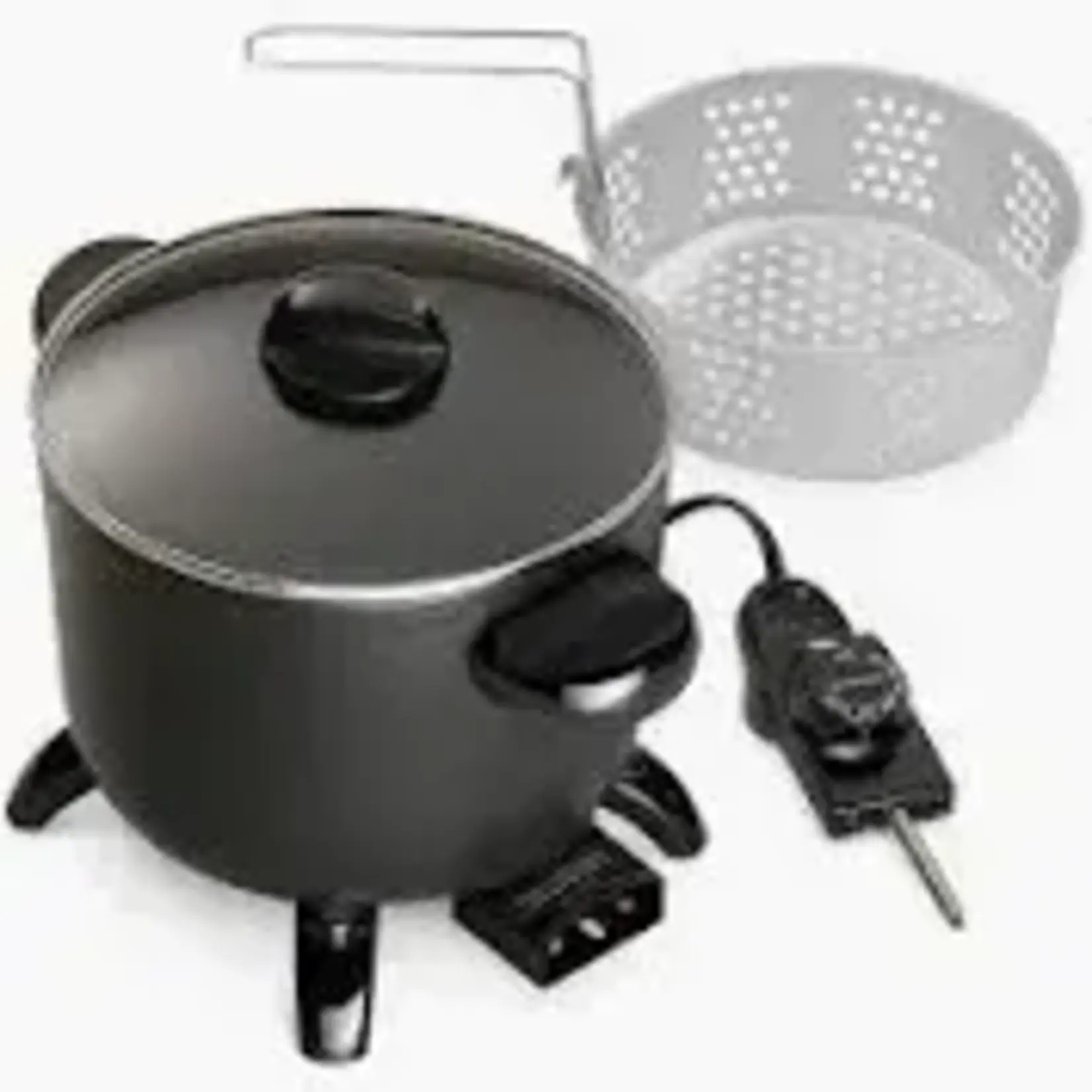 Presto 5 Qt. Multi-Cooker Nonstick surface facilitates easy cleaning Electric Deep Fryer