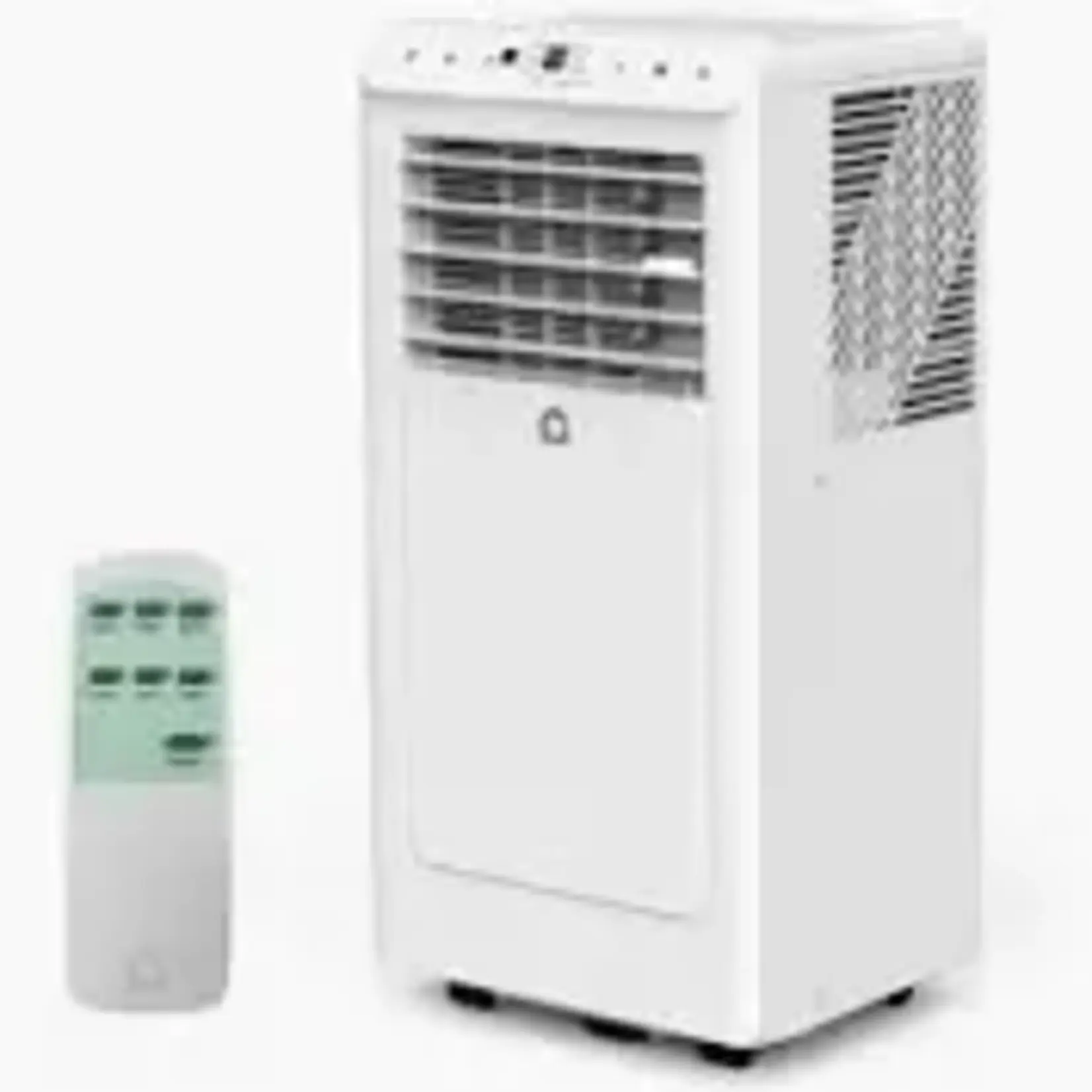 Edendirect -HD-KY-10K/07B- 10,000 BTU (DOE) Portable Air Conditioner Cools 400 sq. ft. with Heater and Dehumidifier, Drain Hose in White