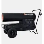 MR.HEATER-MH210KTR -210,000 BTU Black Kerosene Forced Air Outdoor Space Heater with Wheels