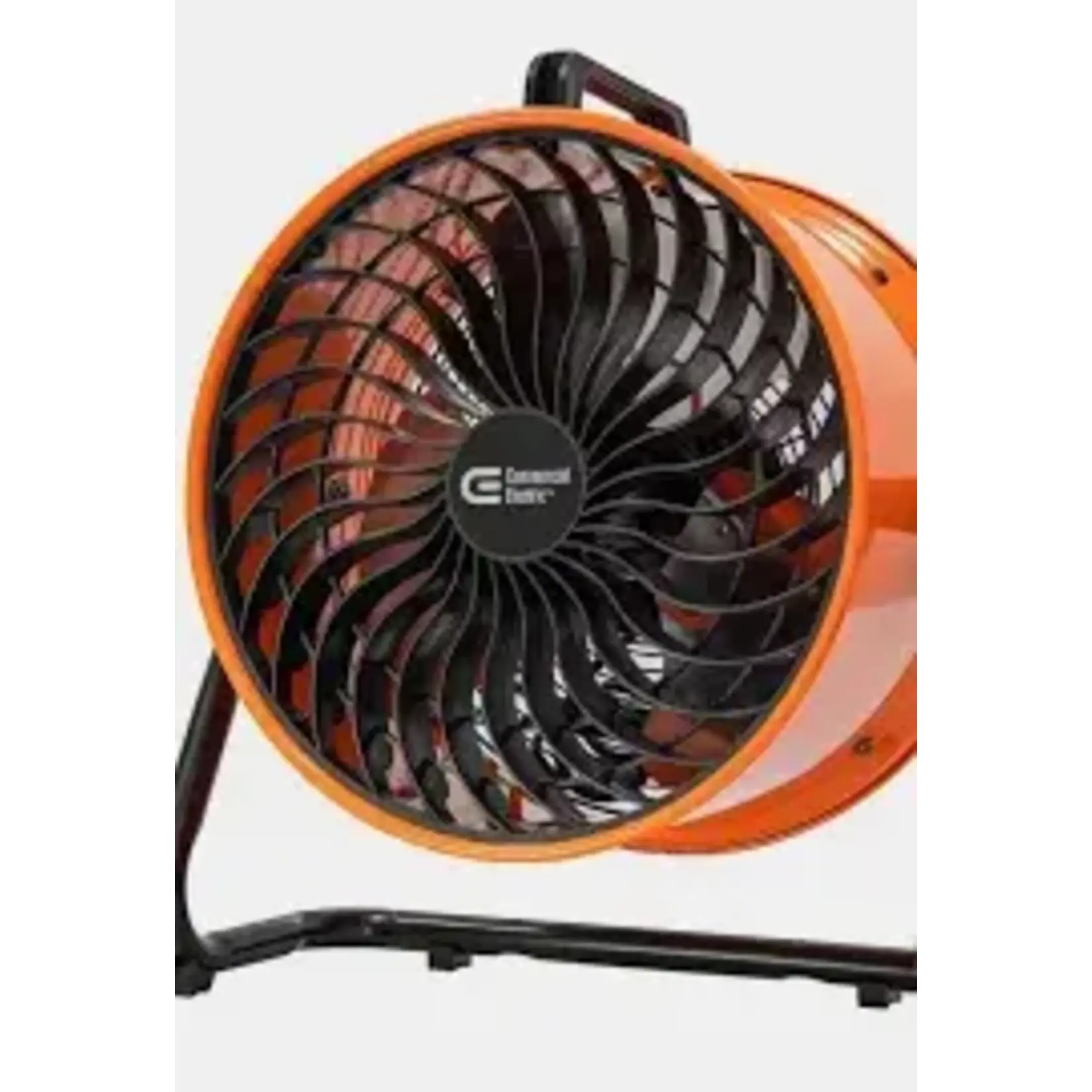 Commercial Electric- SFD5-400B 16 in. 3-Speed Drum Floor Fan in Orange High Velocity Turbo