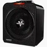 Vornado Velocity 4 Whole Room Space Heater, 1500W, Adjustable Thermostat, Tipover Protection, Black