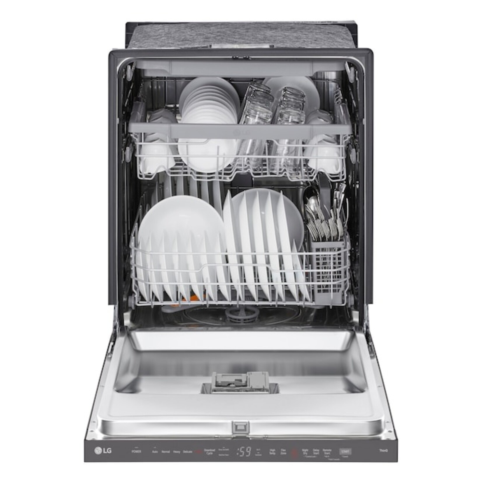 LG #LDPH5554D - LG Smart Top-Control Dishwasher with 1-Hour Wash & Dry, QuadWash® Pro, and Dynamic Heat Dry™