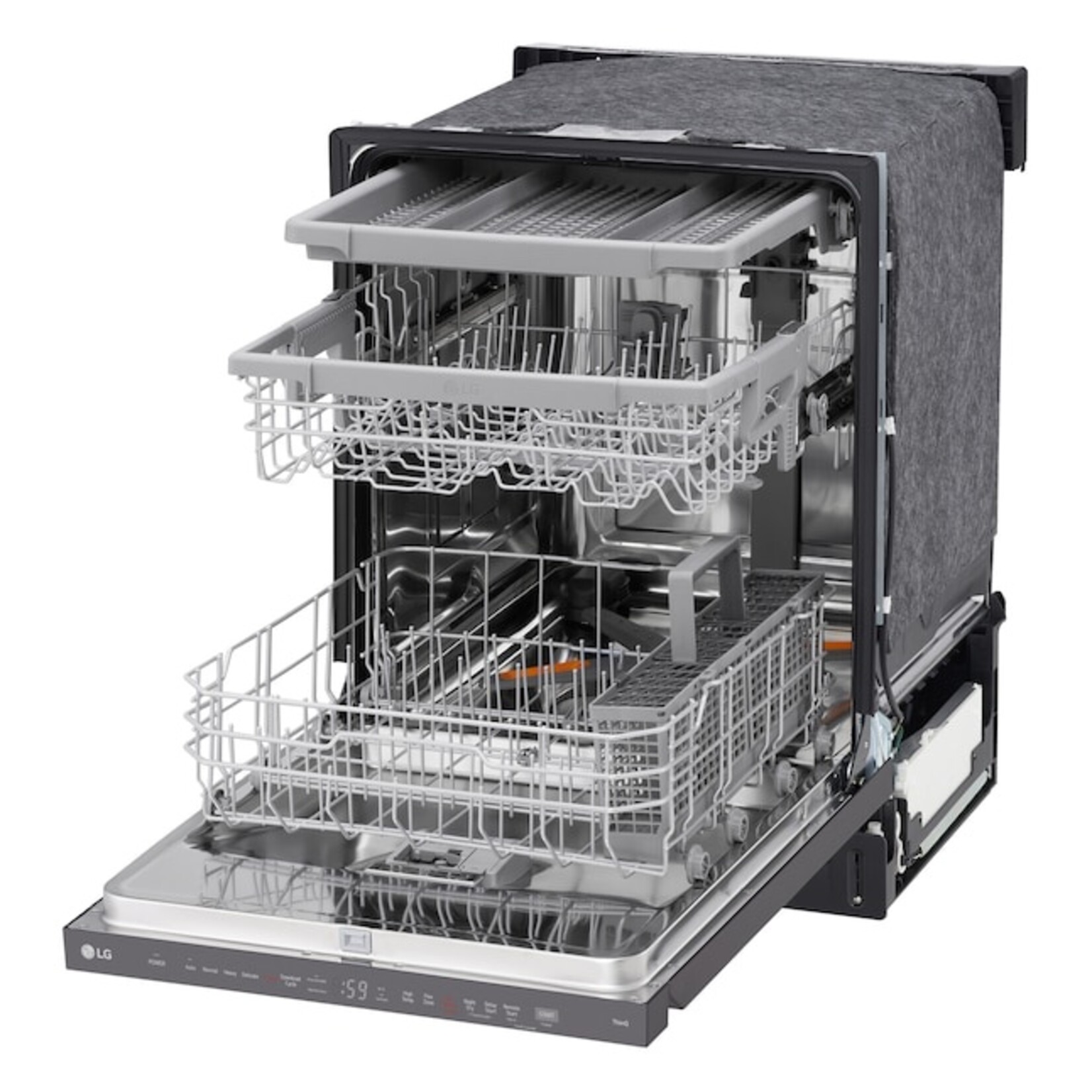 LG #LDPH5554D - LG Smart Top-Control Dishwasher with 1-Hour Wash & Dry, QuadWash® Pro, and Dynamic Heat Dry™