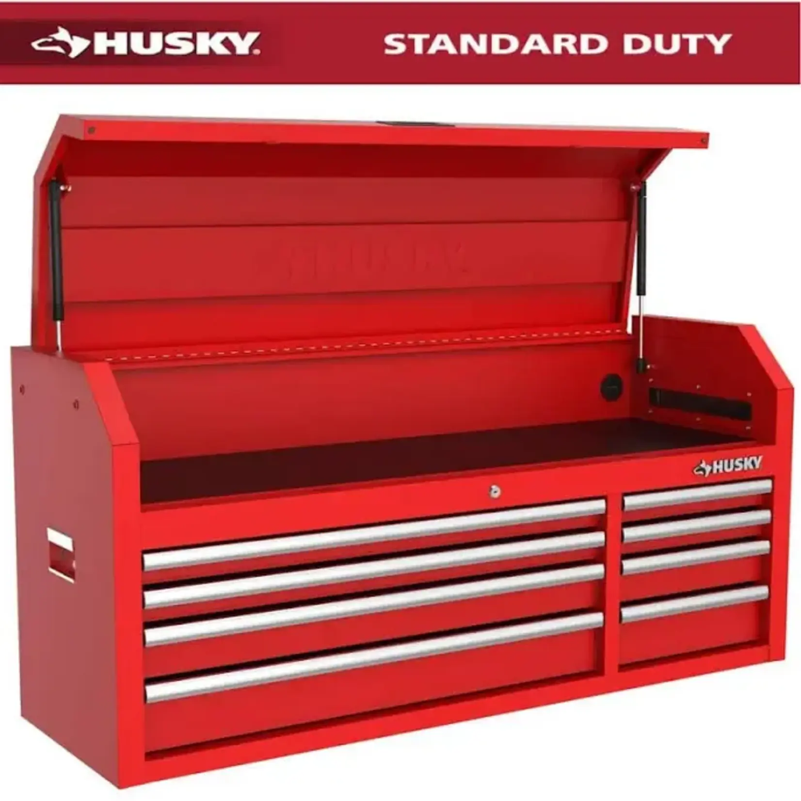 HUSKY Husky Standard Duty 42 in. 4-Drawer Red Top Tool Chest
