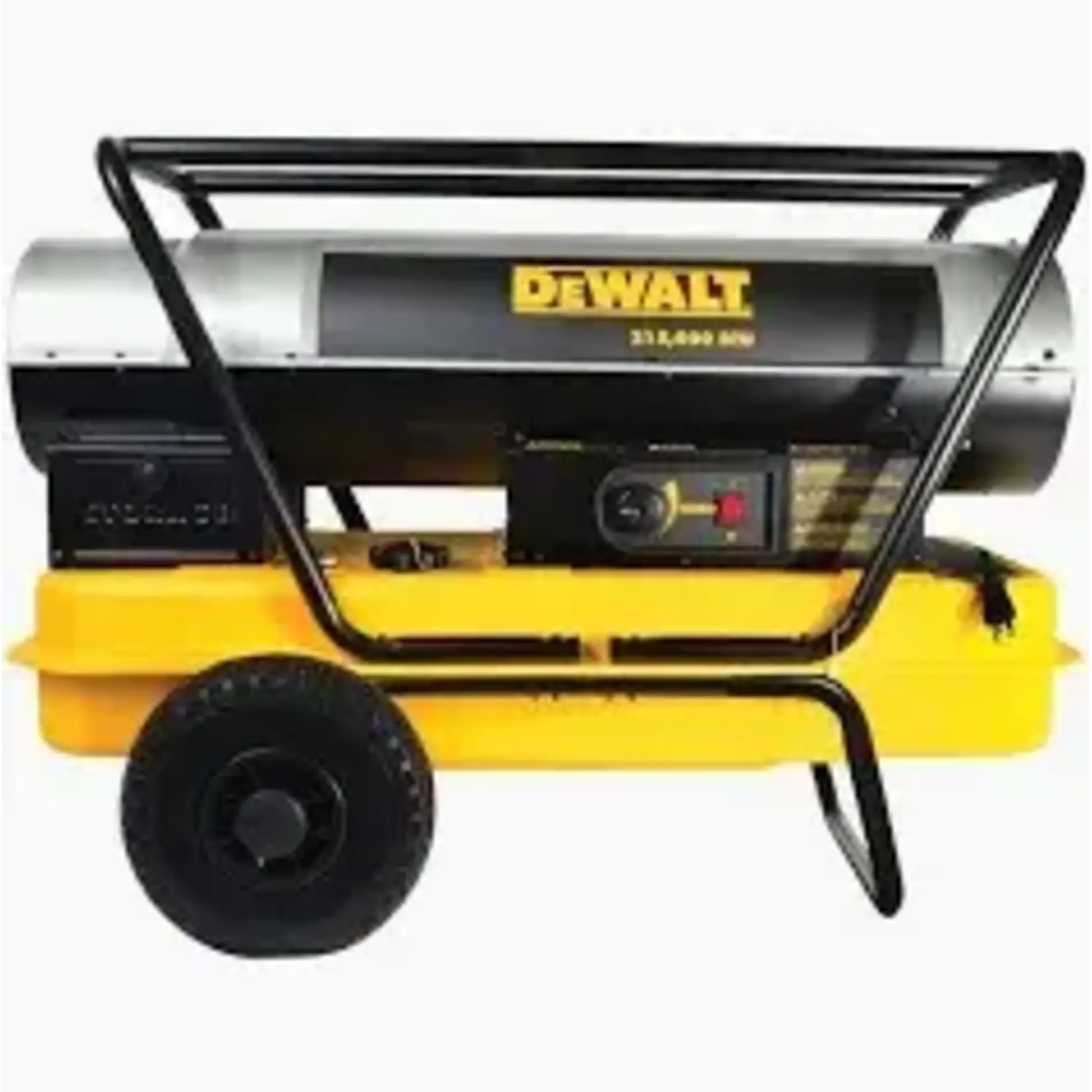 DEWALT DEWALT-DXH215HD-Heavy Duty 215,000 BTU Yellow Forced Air Kerosene Outdoor Space Heater (6,500 sq. ft. Heating Area)