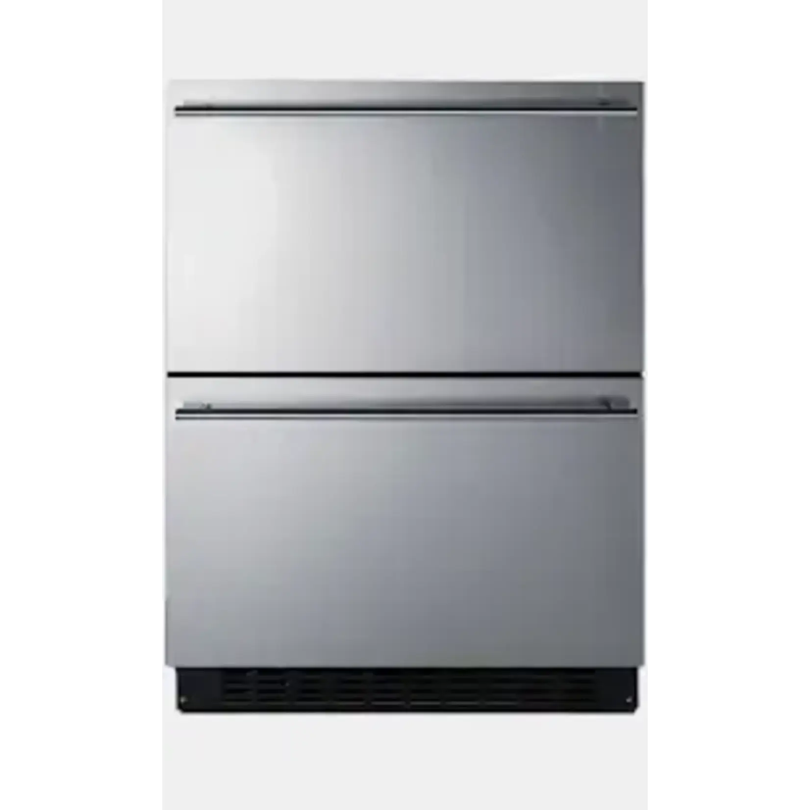 TITTLA TITTLA -TABR150-150 Can Under Counter Drawer Fridge 24 Inch,Built-in Beverage Refrigerator for Home and Commercial Use, Stainless Steel Door, Fast Cooling, Low Noise,Silver