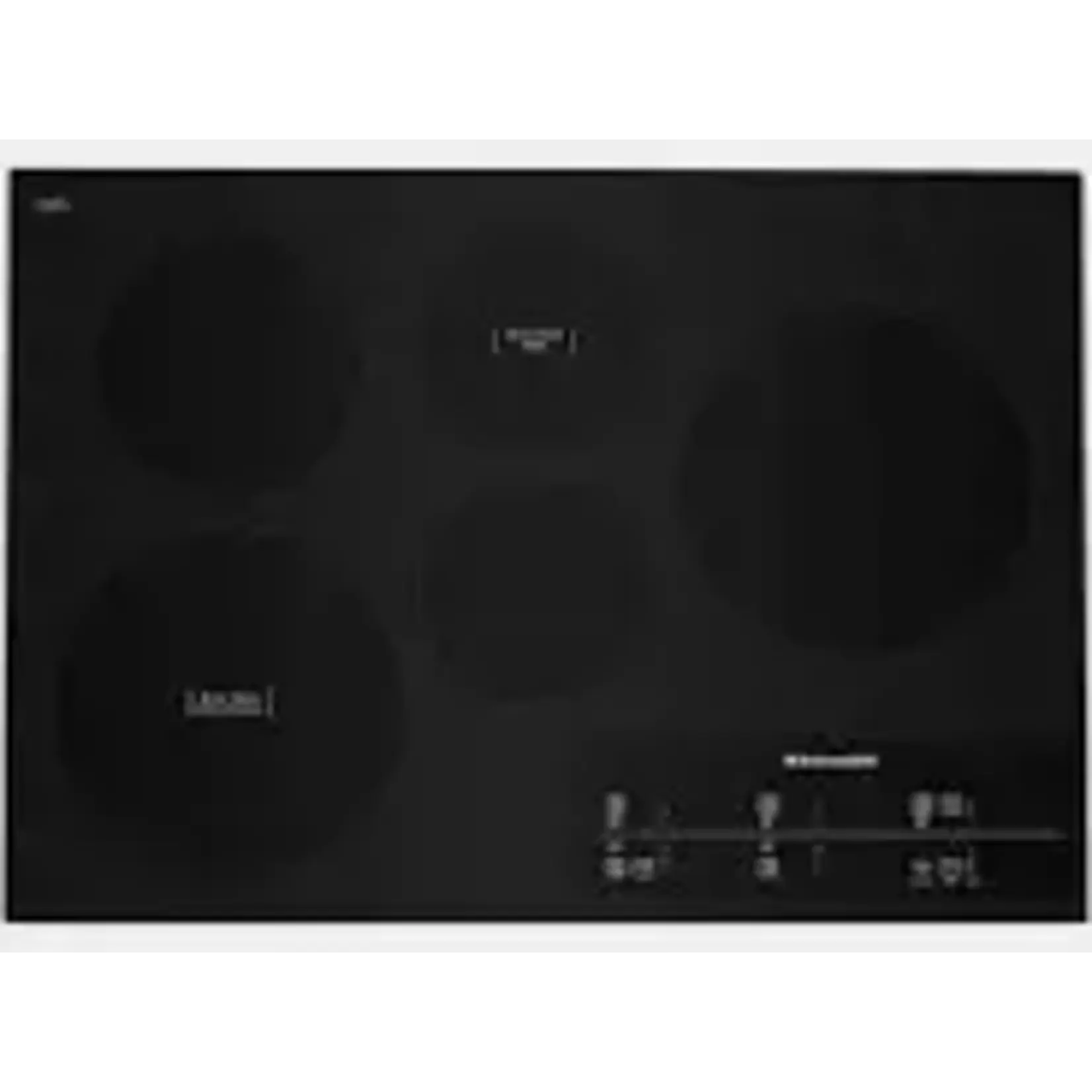 KitchenAid KitchenAid-KCES950KSS-30 in. Radiant Electric Cooktop in Black Stainless Steel with 5 Burner Elements Including Double-Ring Element