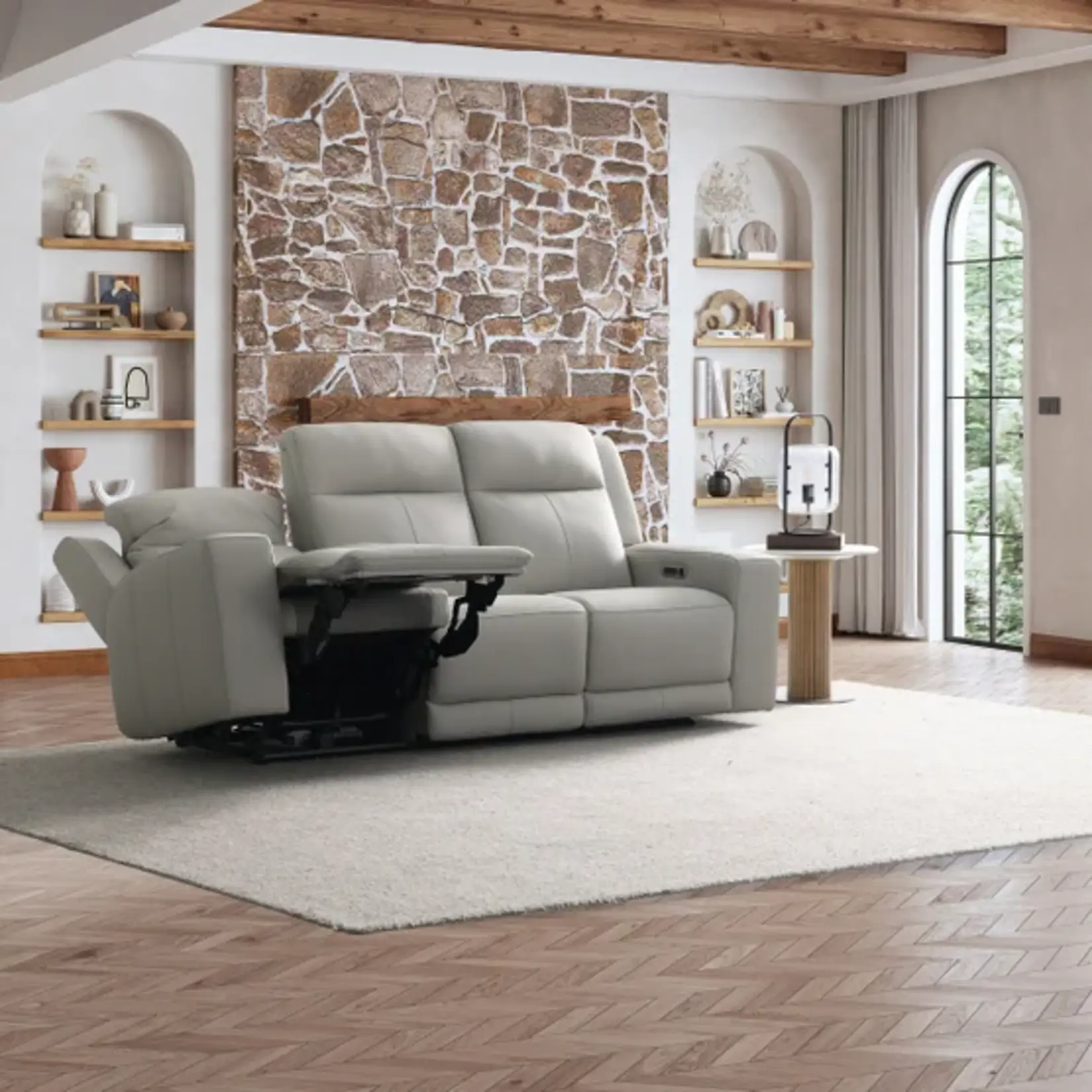 #1812553 - Wren Leather Power Reclining Sofa