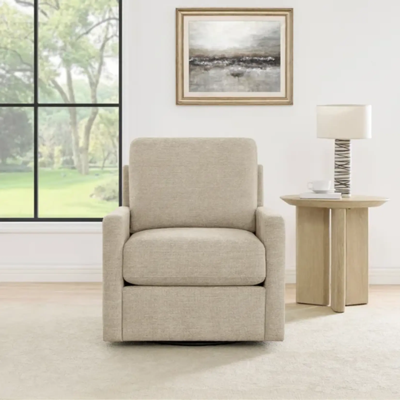 Item #1862018 | Model #3524-6577-80K - Henredon Marley Fabric Swivel Accent Chair