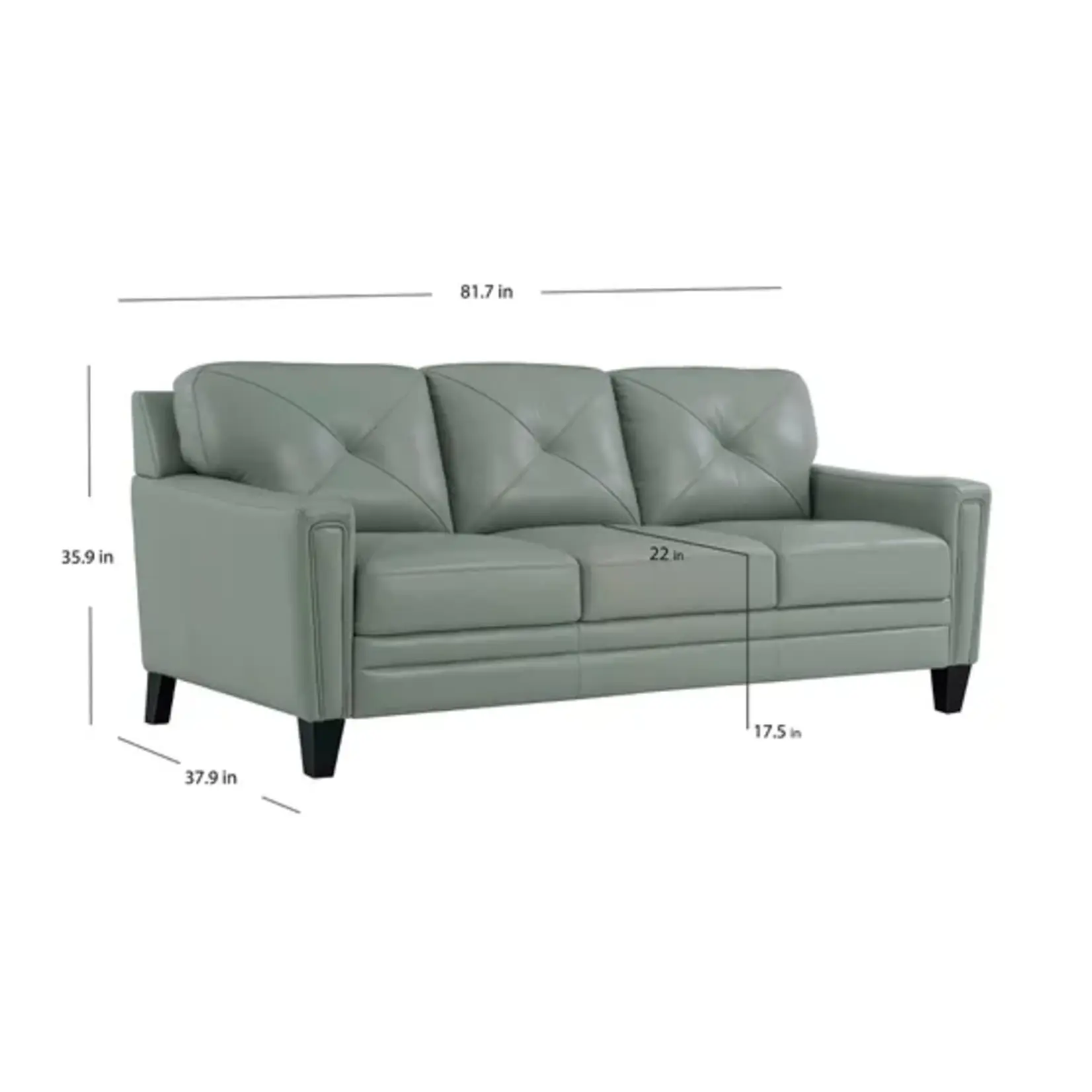 #1861784 - Atmore Top Grain Leather Sofa
