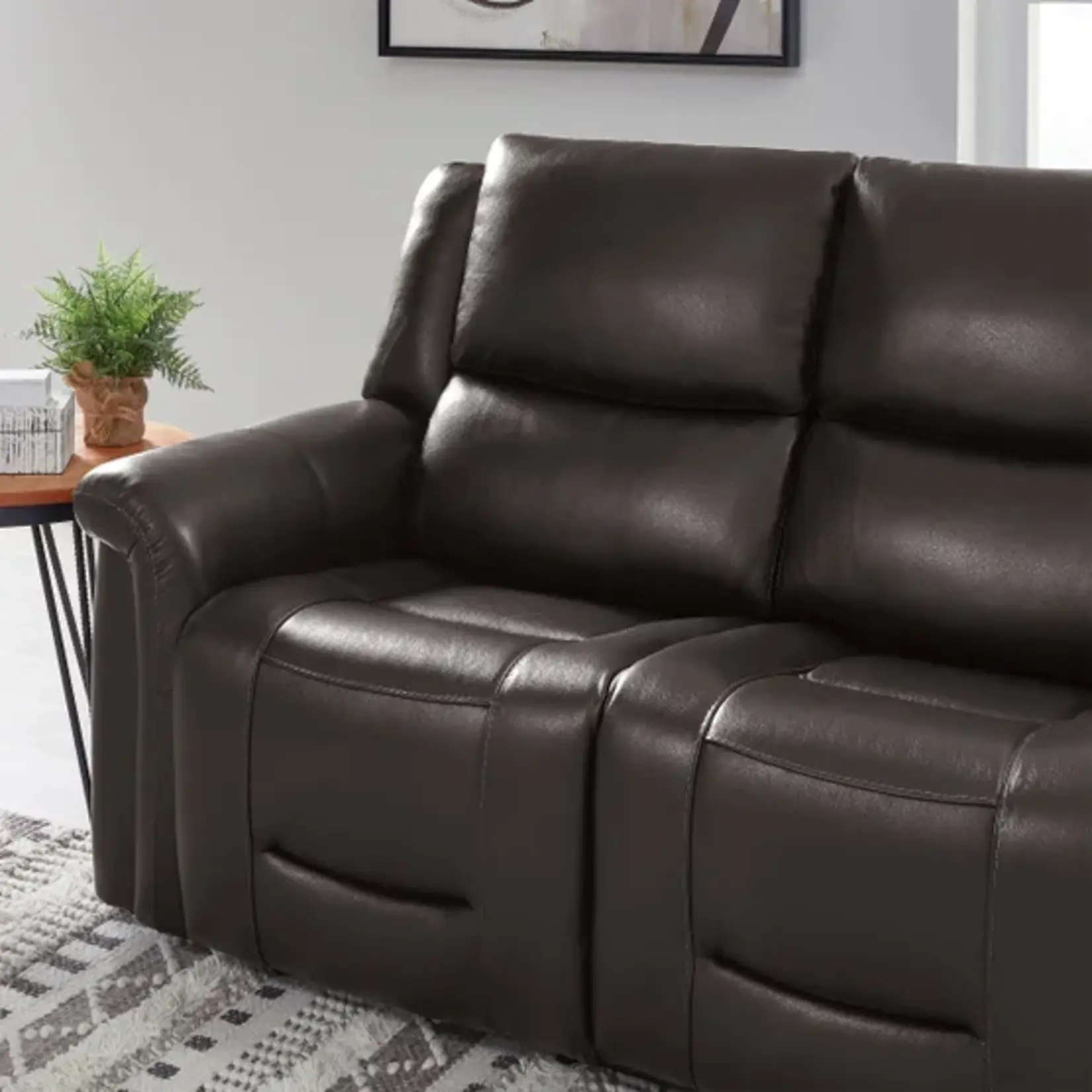 #1861792 - Alba Leather Power Reclining Sofa with Power Headrests