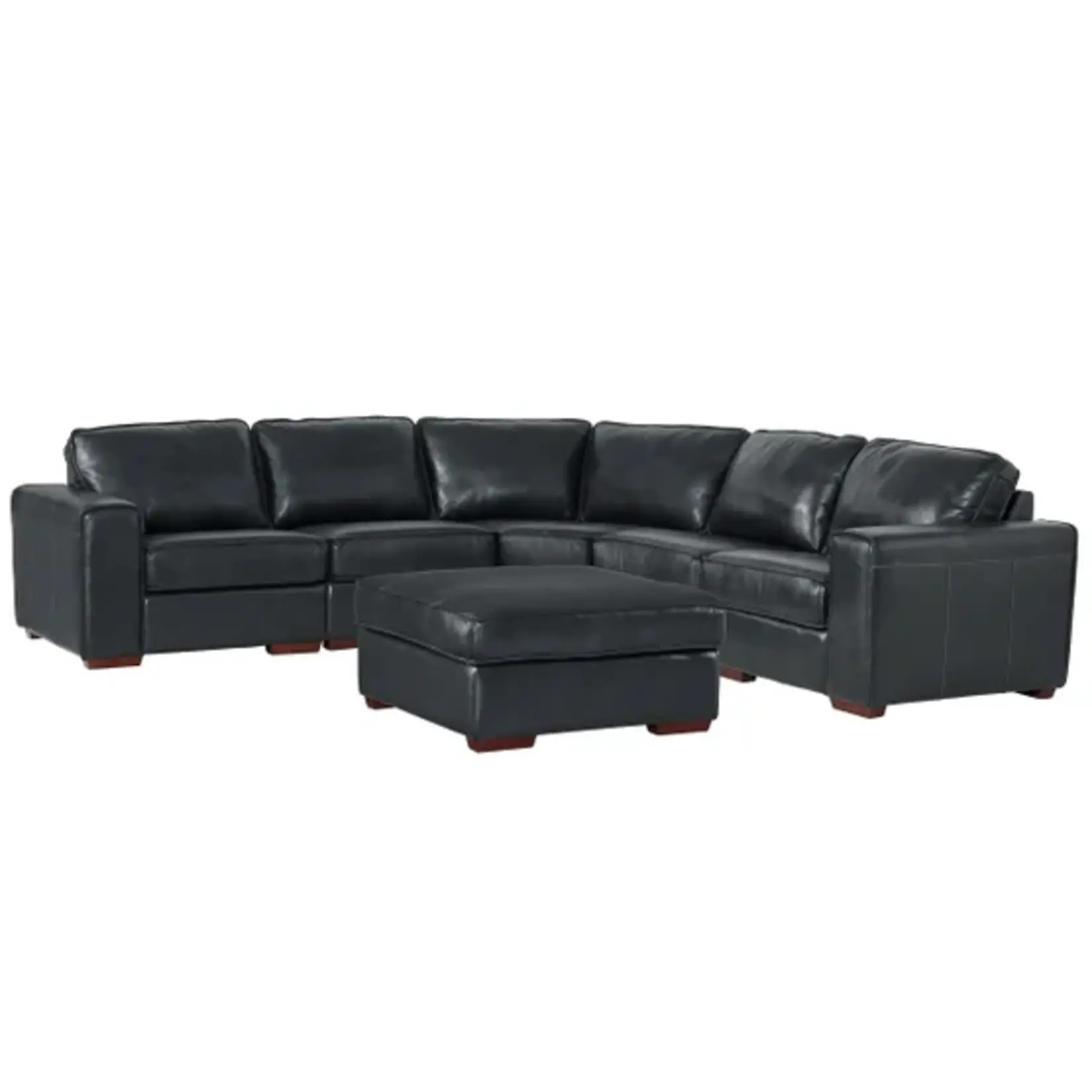 #1435176 - Pulaski Furniture Nelson 6 Piece Leather Sectional