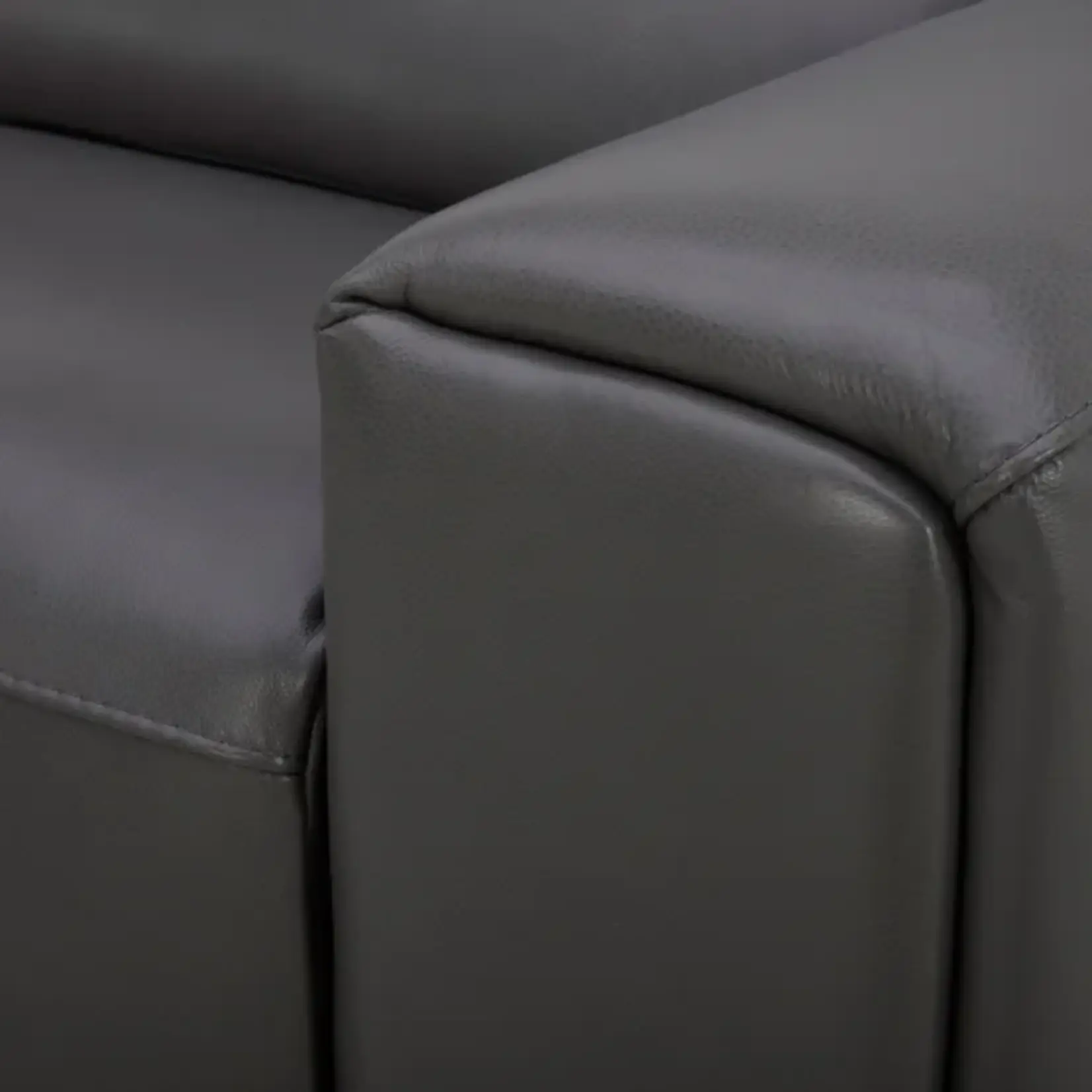 #1861838 - Karson Leather Power Reclining Sectional with Power Headrests