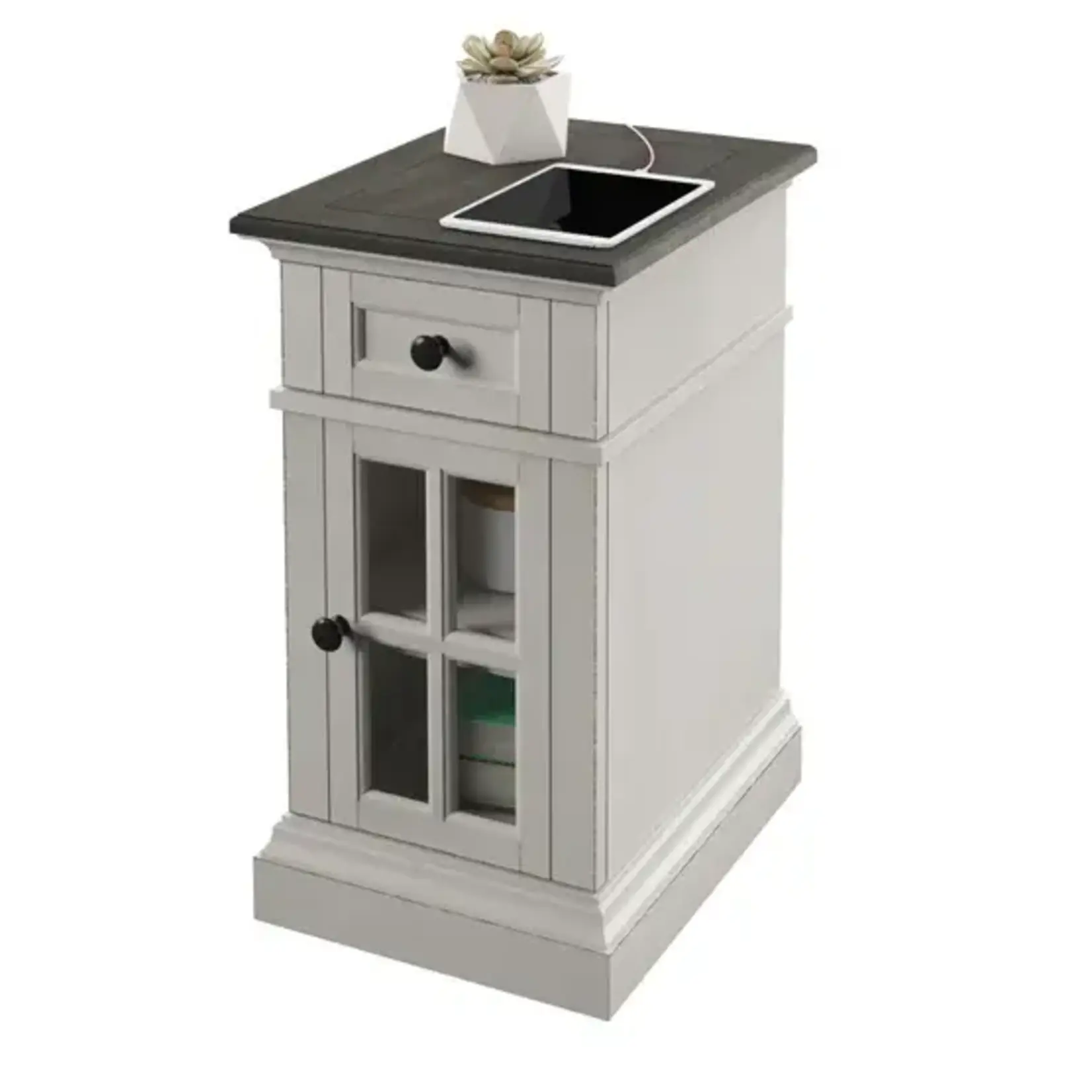 #1518193 - Tresanti Sloane Chairside Table with Power