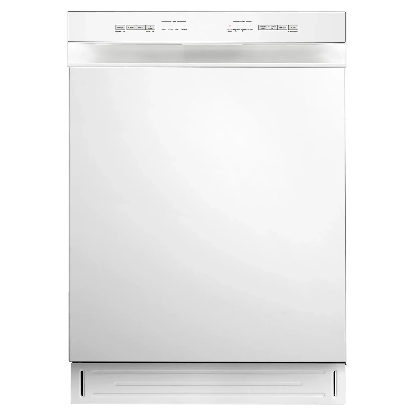 Midea Midea 24-in Front Control Built-in Dishwasher ( White ) , 52-DBA