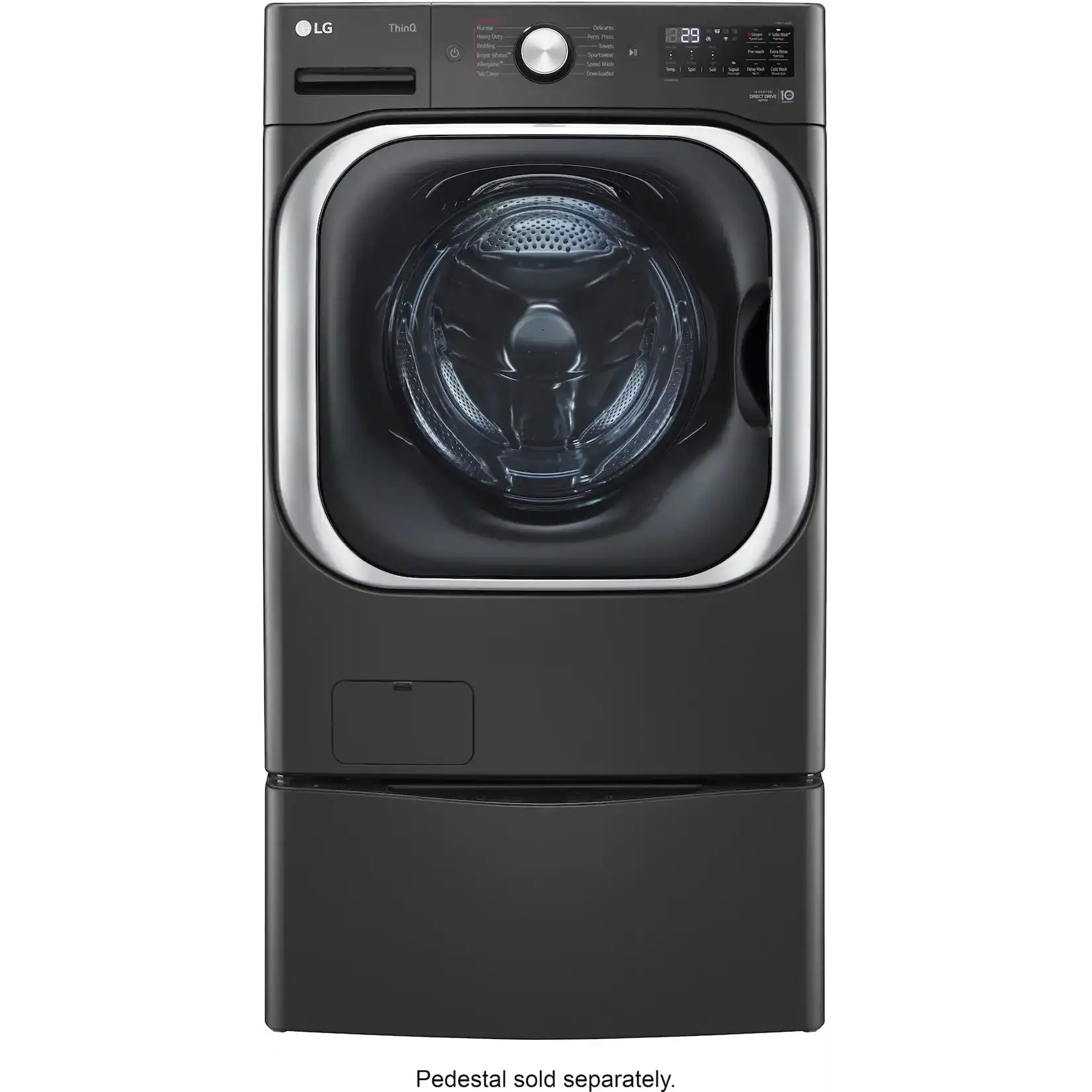 #WM8900HBA - LG 5.2 cu. ft. Mega Capacity Smart Wi-Fi Enabled Front Load Washer with TurboWash® and Built-In Intelligence