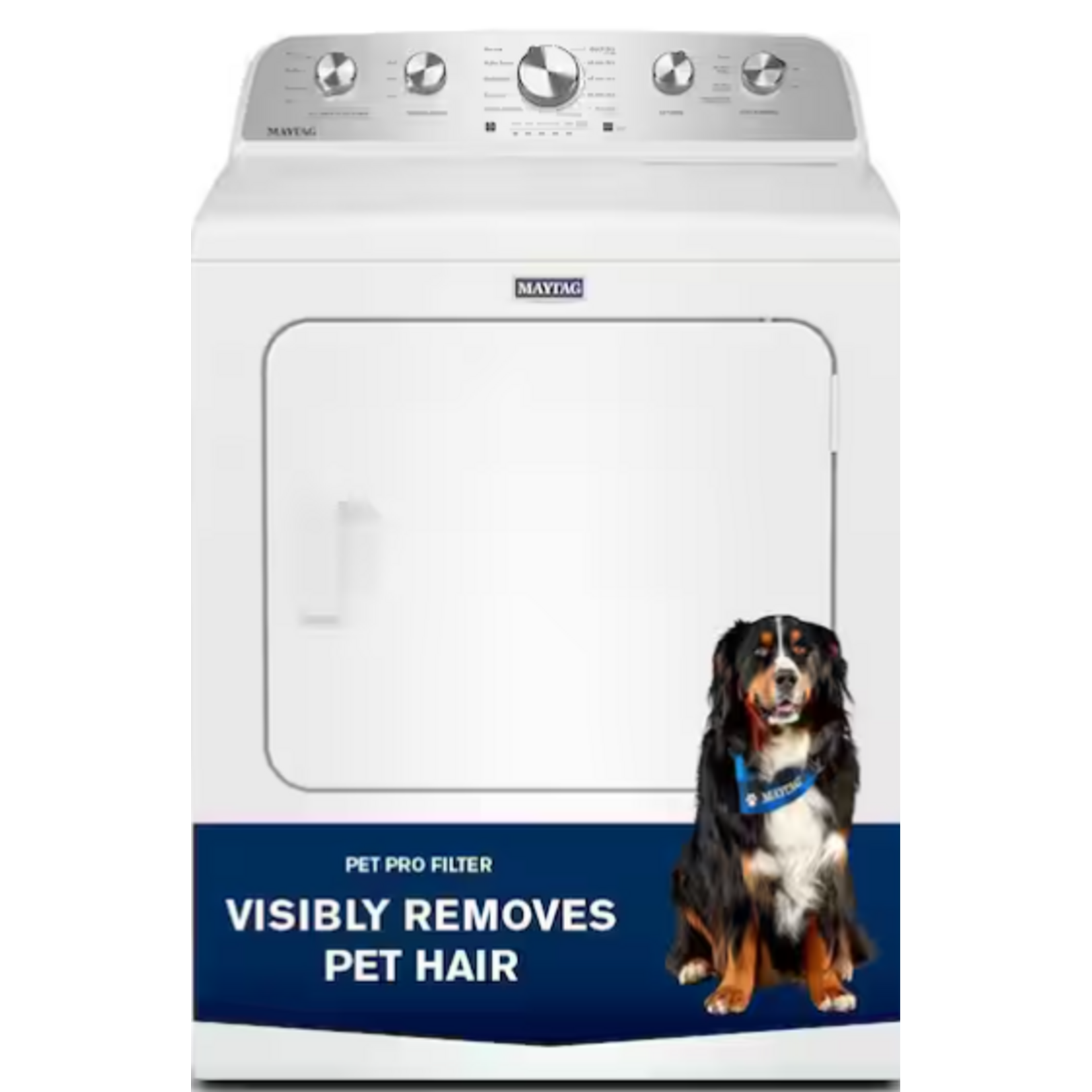 Maytag #MED5605RW - Maytag Pet Pro 7-cu ft Vented Electric Dryer ( White )
