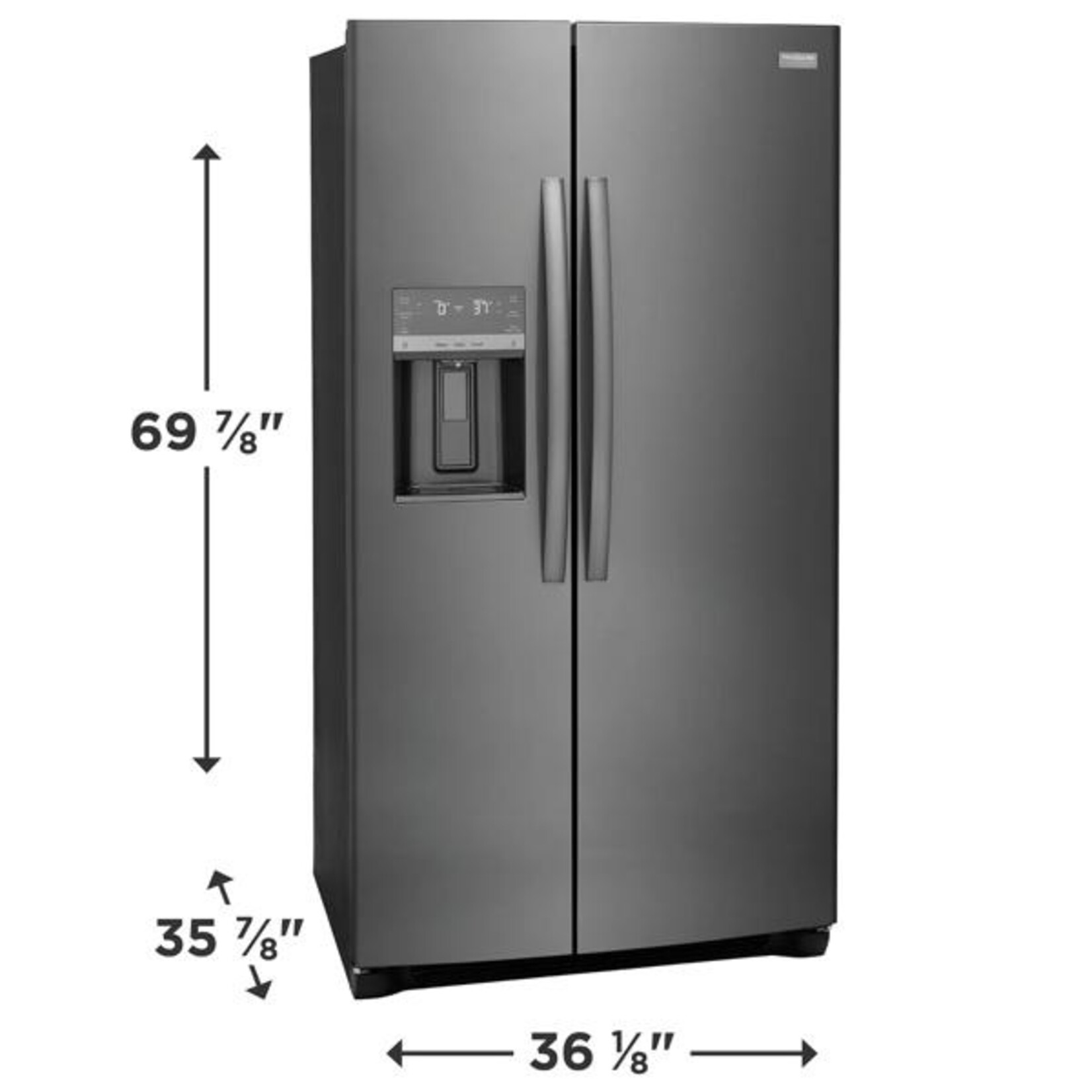 #GRSS2652ADE - Frigidaire Gallery 26 Cu. Ft. 36" Standard-Depth Side-by-Side Refrigerator