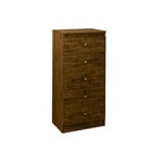 Nationwide Furniture Distributors #S508 - 5 Drawer Chest in Smoke Wood