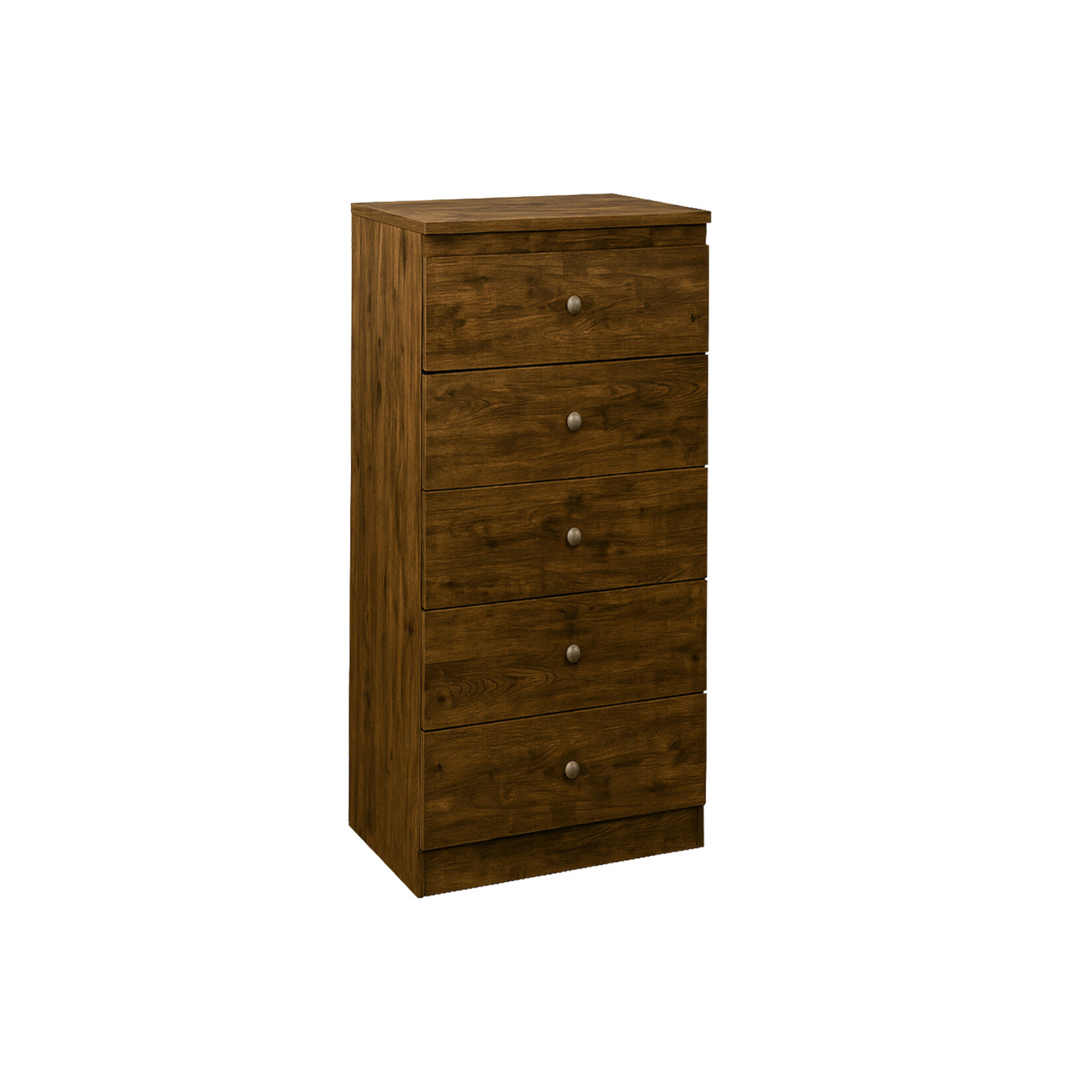 Nationwide Furniture Distributors #S508 - 5 Drawer Chest in Smoke Wood