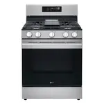 LG #LRGN6323Y - LG 6.3 cu. ft. Smart Wi-Fi Enabled Probake Convection® Gas Range with Air Fry & EasyClean®